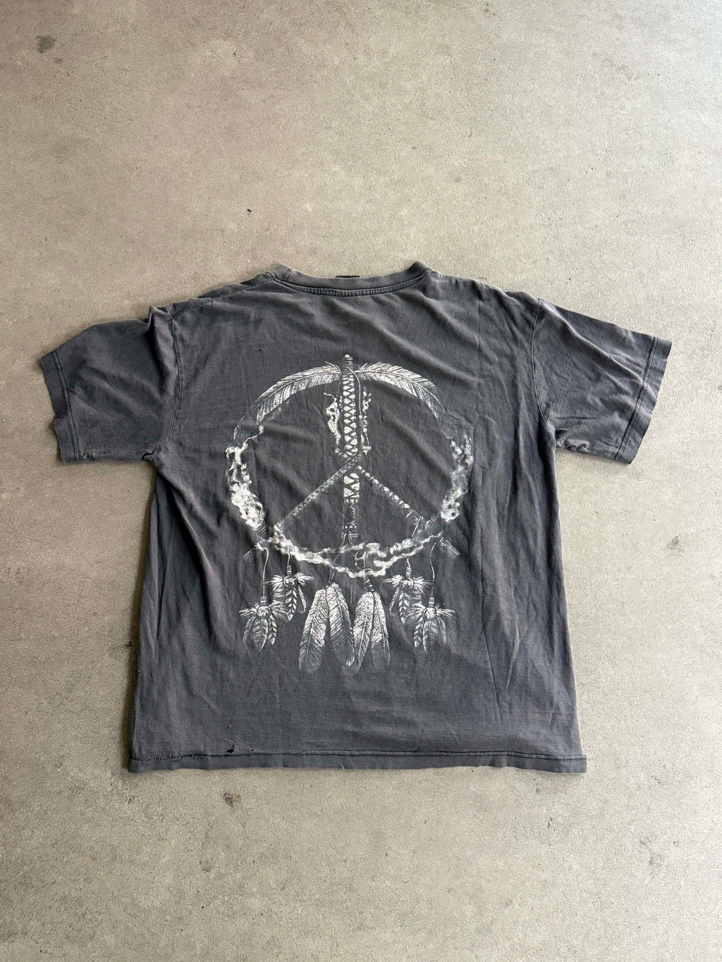 VINTAGE ETHNIC INDIANS T-SHIRT (XL)