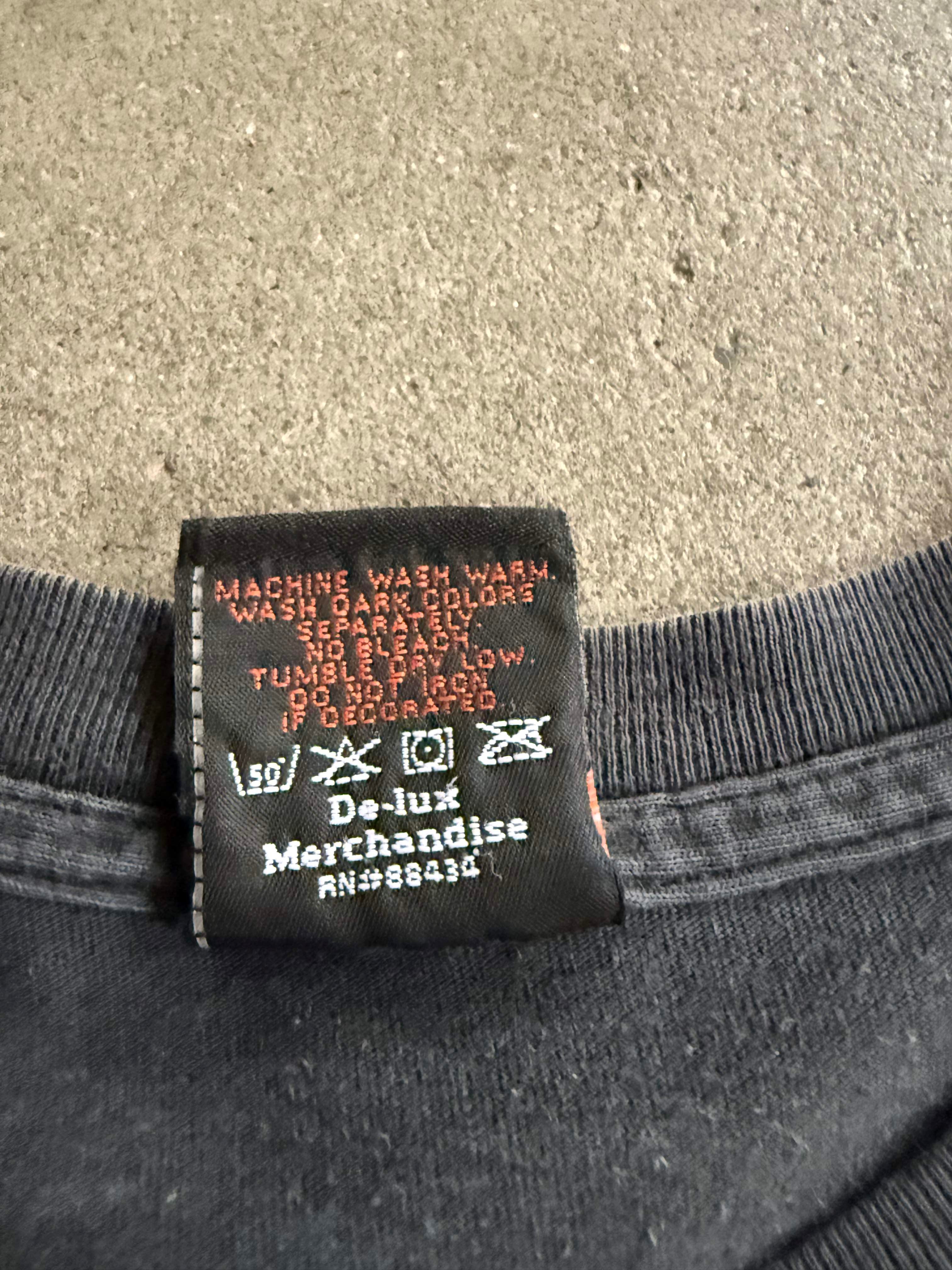 2000S HARLEY DAVIDSON NEW MEXICO FADED BLACK T-SHIRT (L)