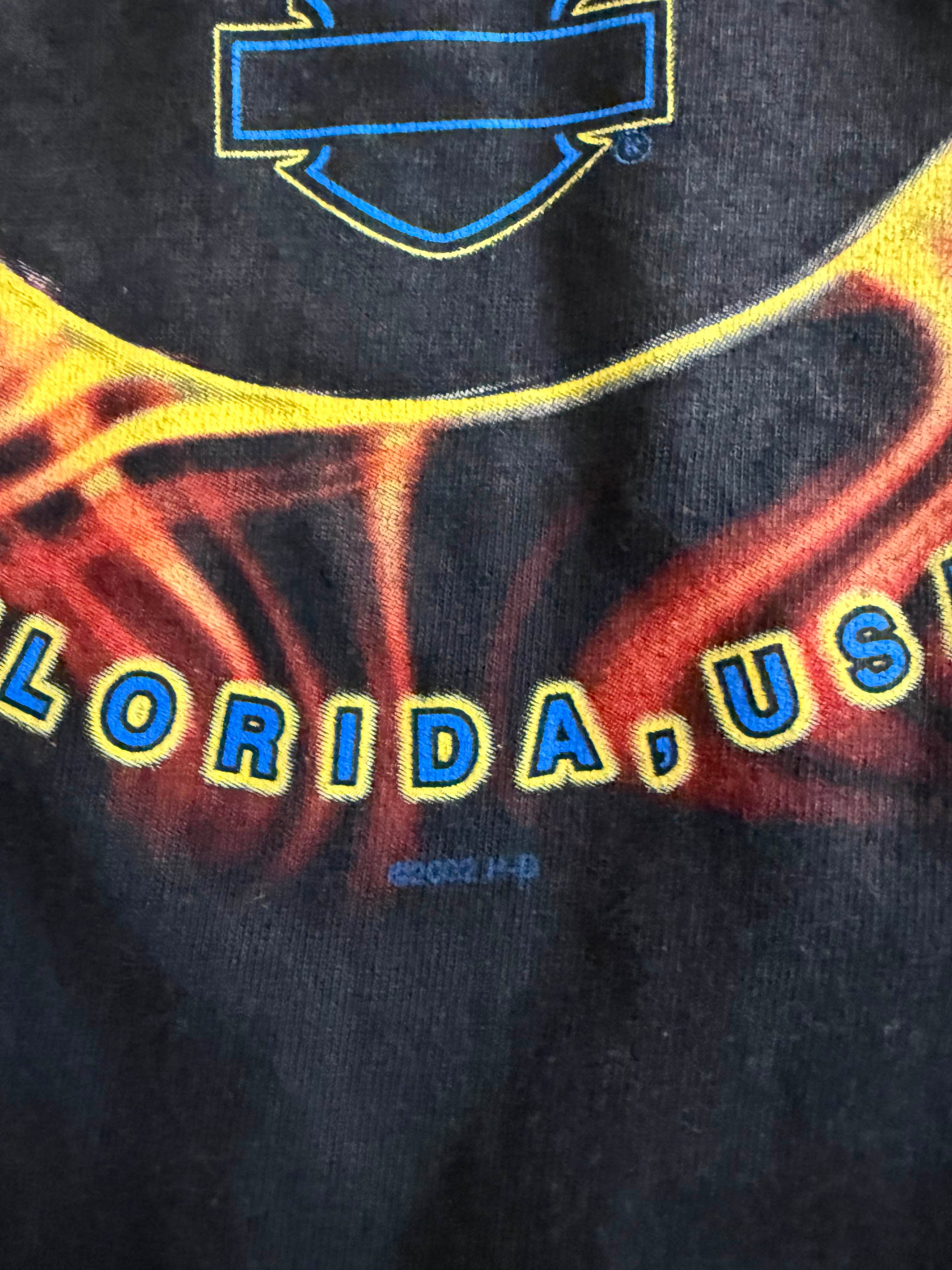 2000S HARLEY DAVIDSON ORLANDO OCTOBER BIKERFEST VINTAGE T-SHIRT (L)