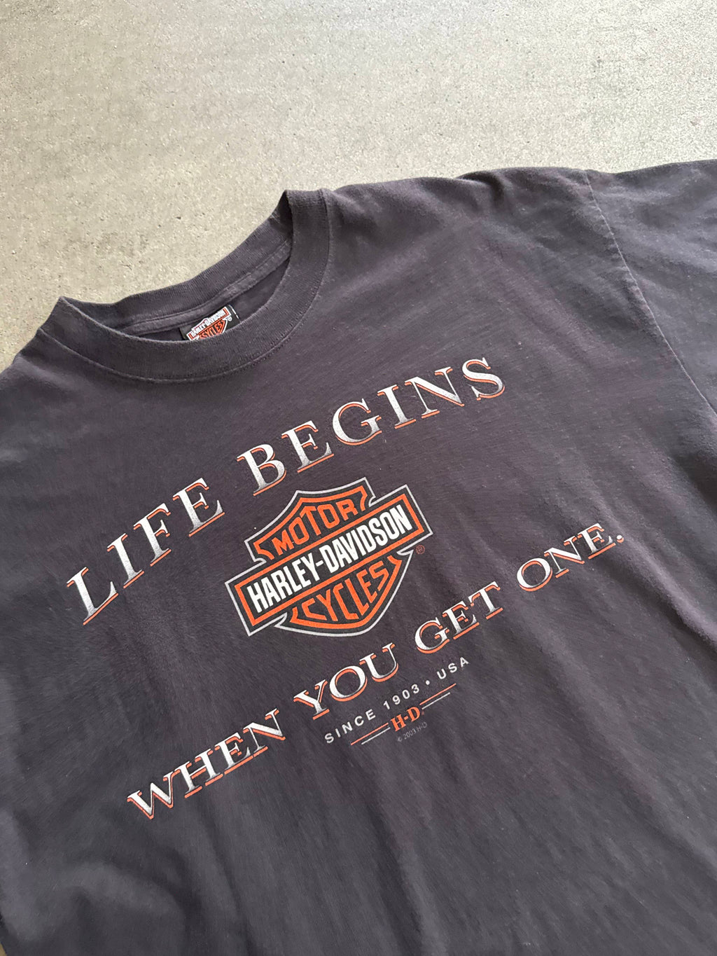 2000S HARLEY DAVIDSON AMERICAN INDIAN SEMINOLE FLORIDA T-SHIRT (XL)