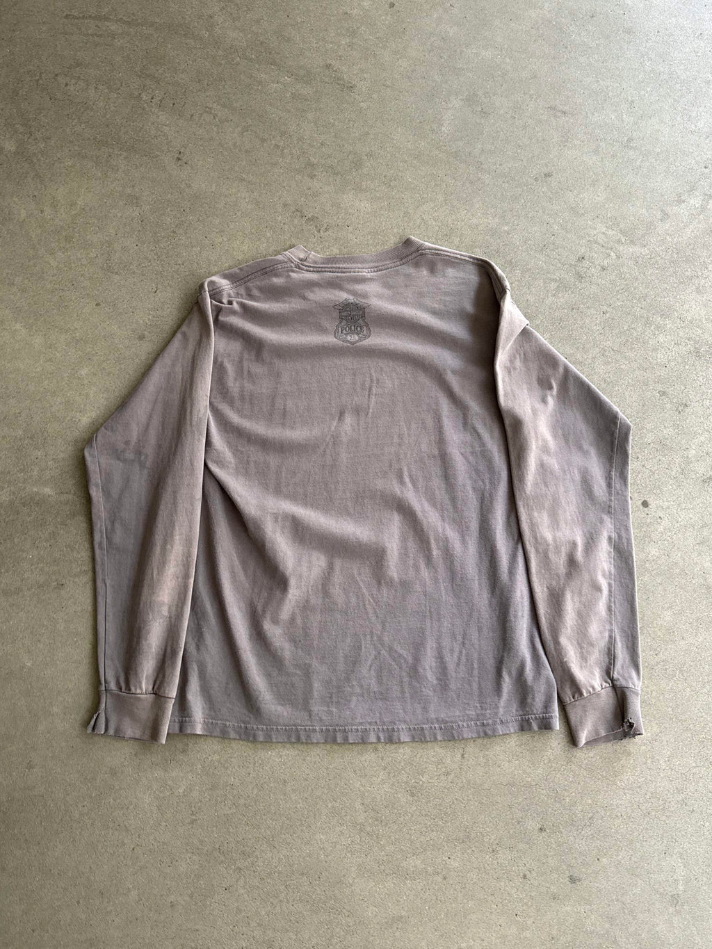 2000S HARLEY DAVIDSON FADED GREY LONGSLEEVE (M)