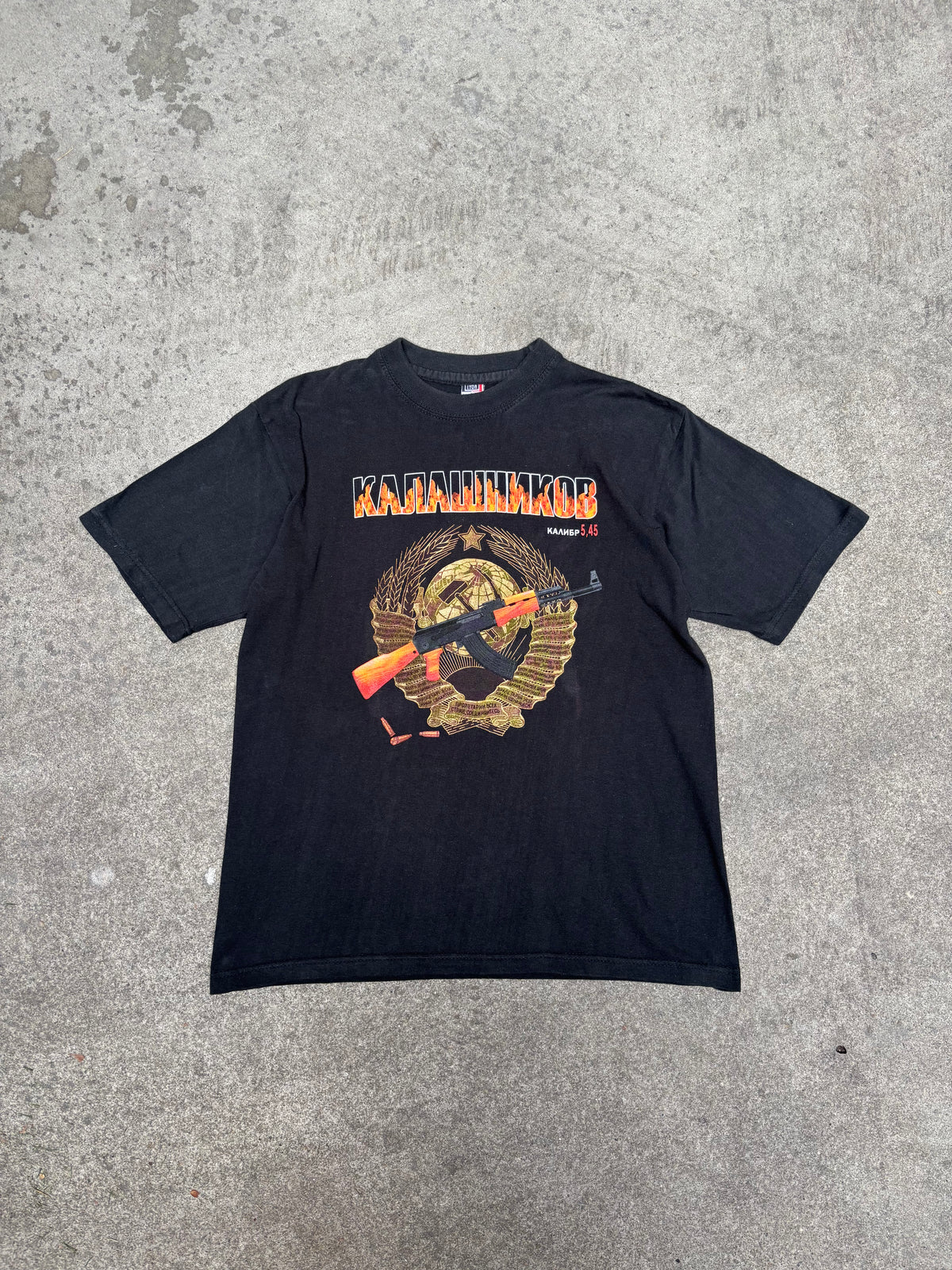 2000S KALASHNIKOV AK-74 VINTAGE GRAPHIC TEE (L)