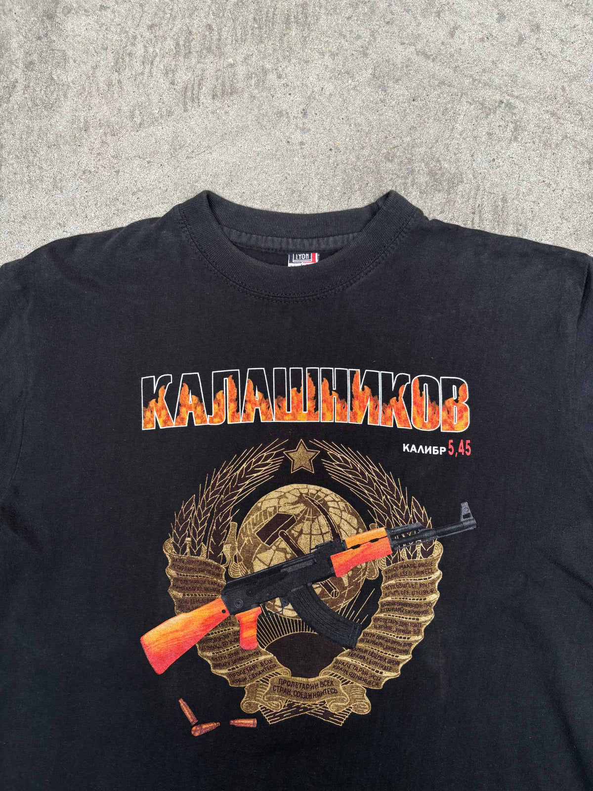2000S KALASHNIKOV AK-74 VINTAGE GRAPHIC TEE (L)