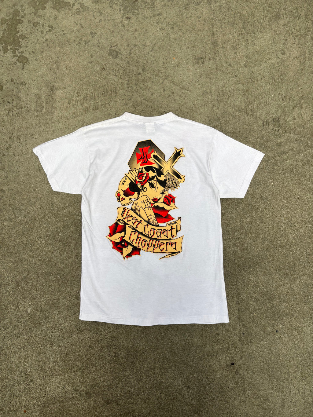 2000S WEST COAST CHOPPERS TATTOO ART VINTAGE GRAPHIC TEE (S)