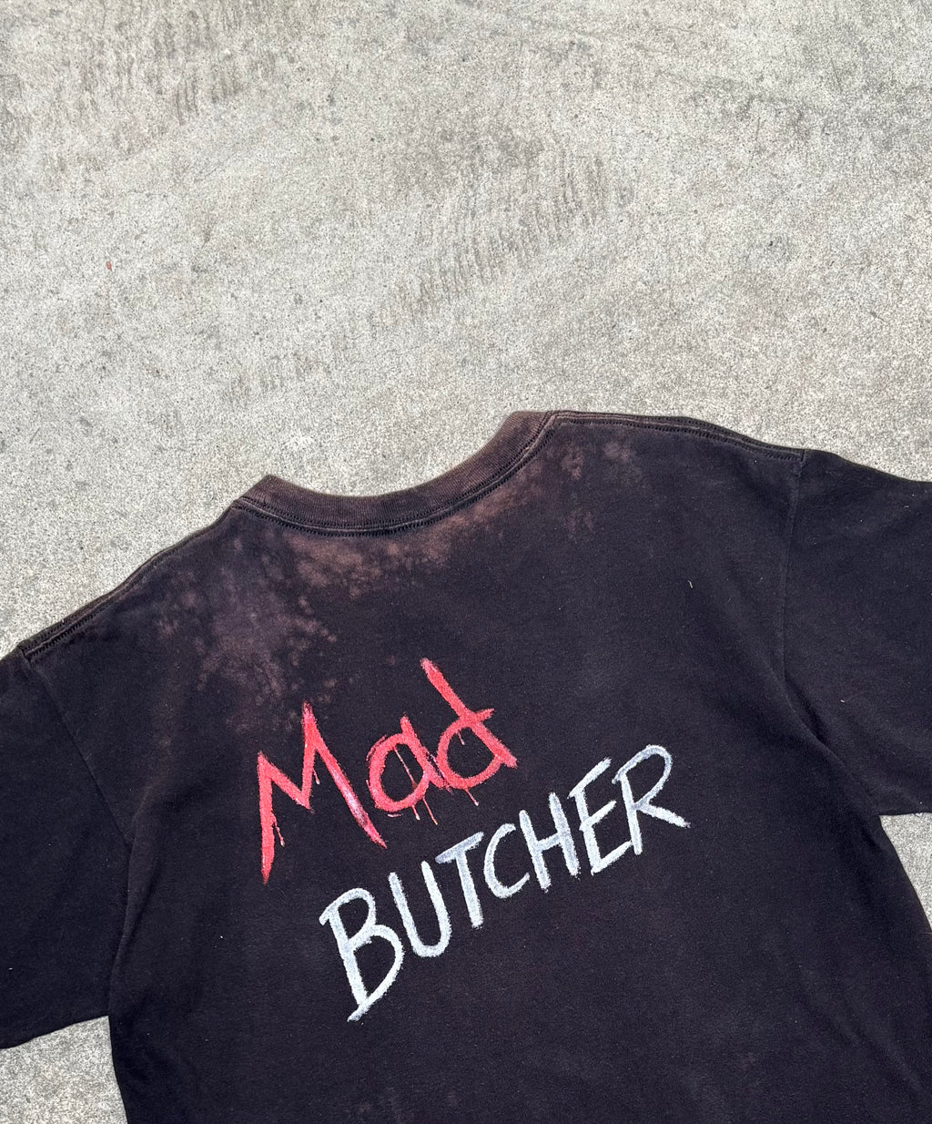 2001 VINTAGE DESTRUCTION "MAD BUTCHER" GRAPHIC TEE (L)