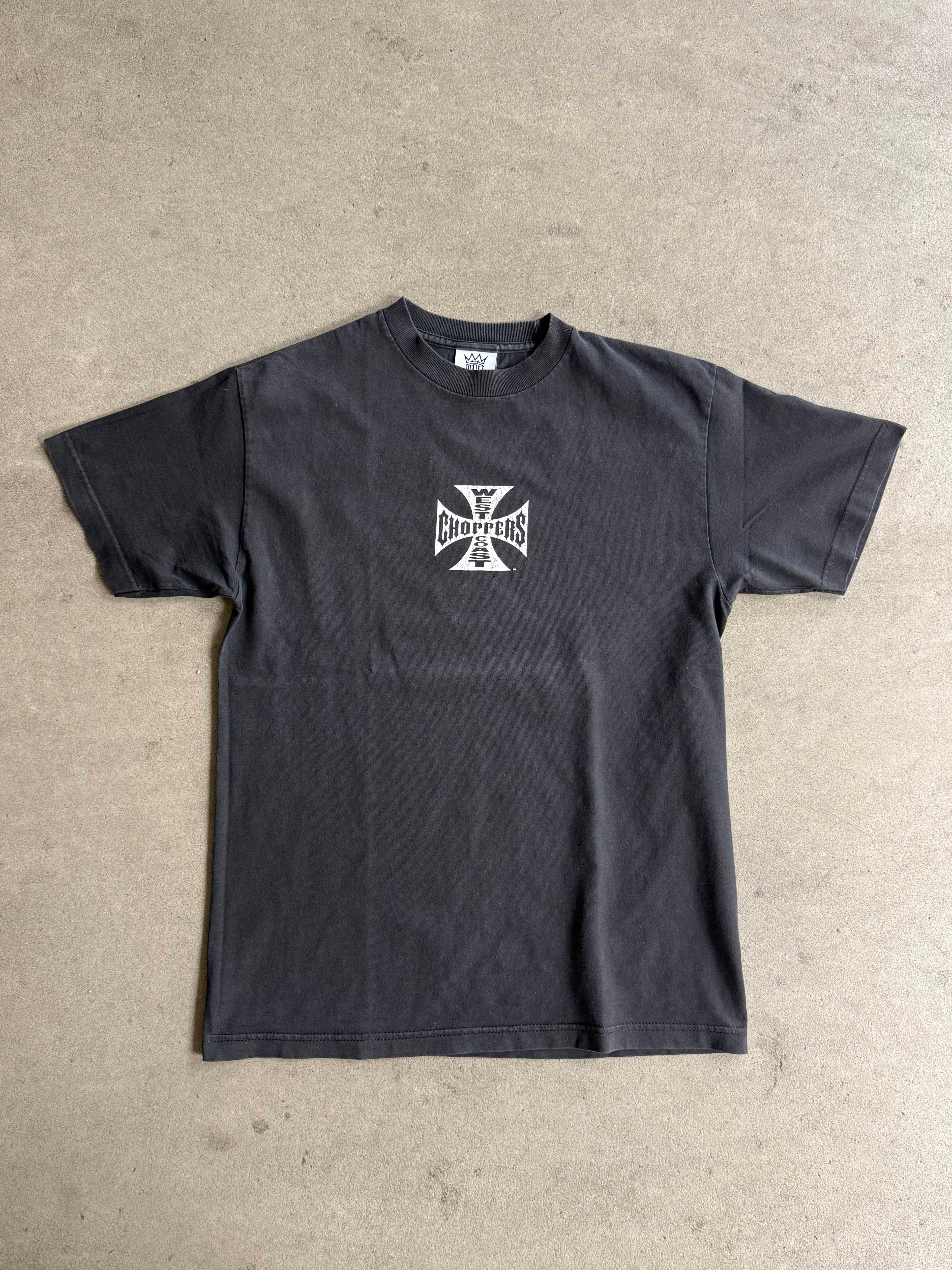 2000S WEST COAST CHOPPERS WINGS LOGO T-SHIRT (M)