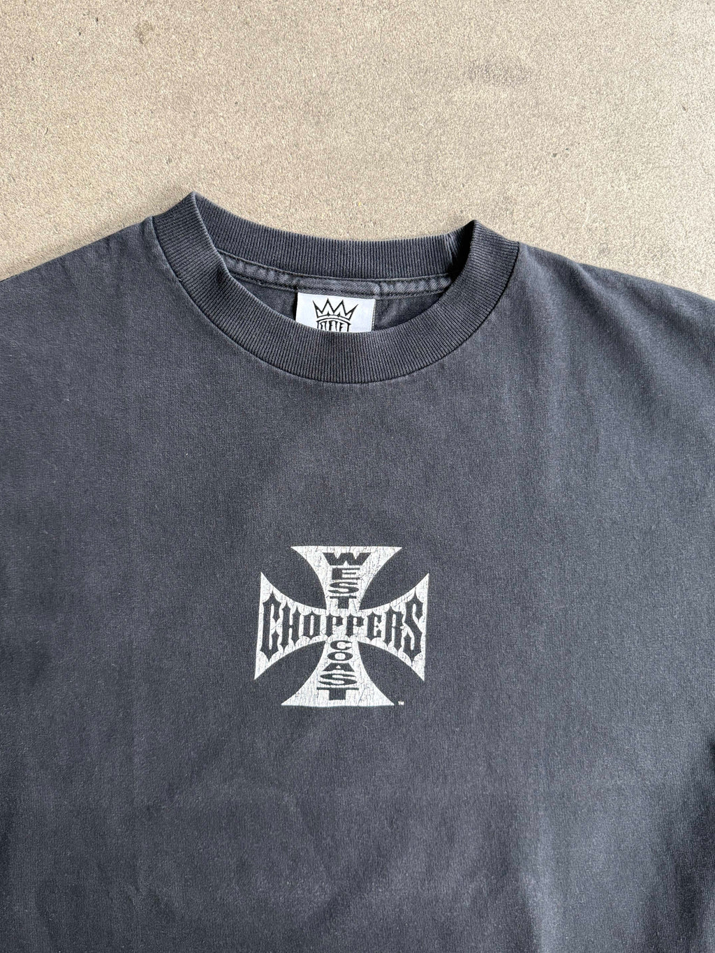 2000S WEST COAST CHOPPERS WINGS LOGO T-SHIRT (M)