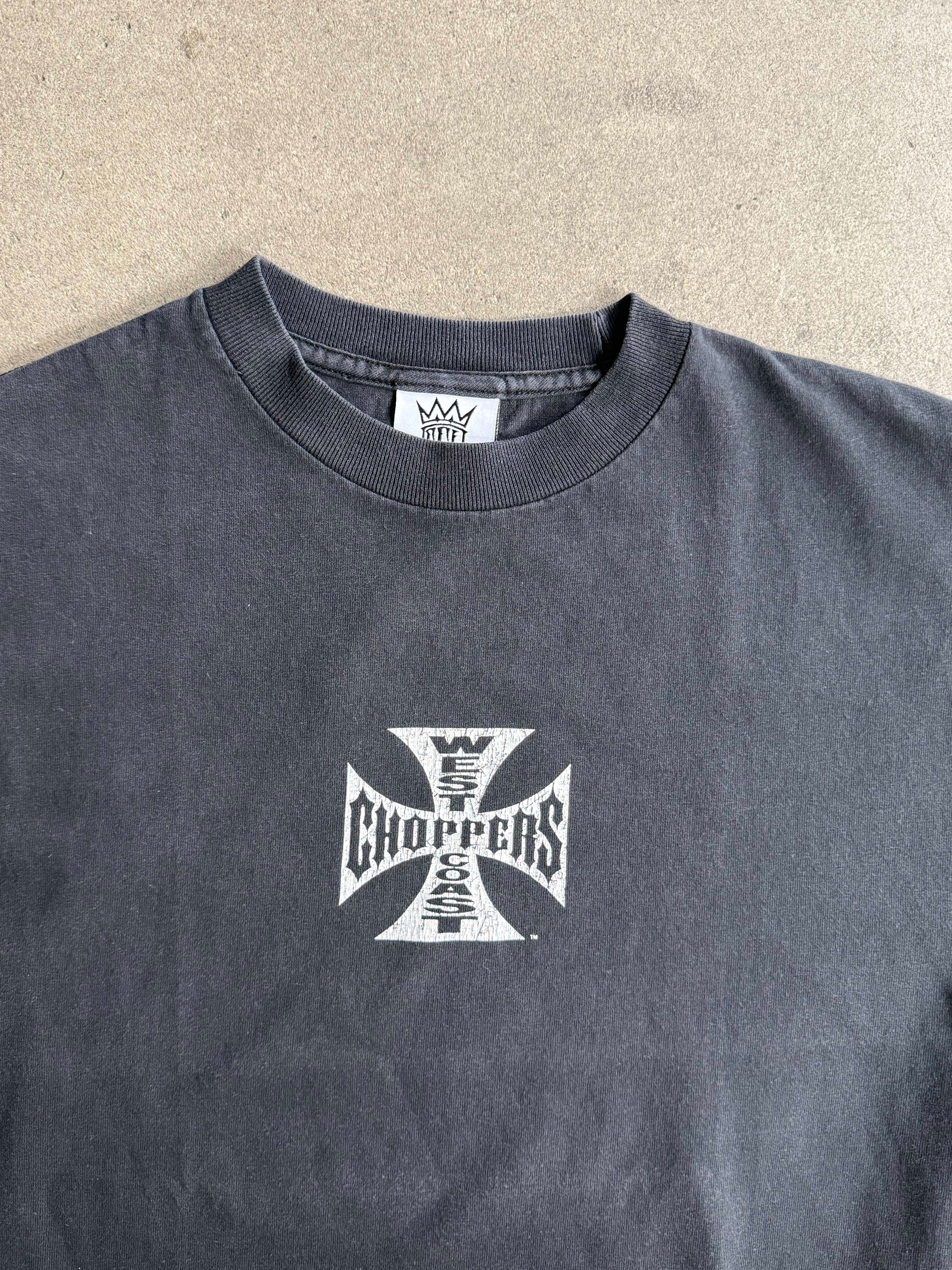 2000S WEST COAST CHOPPERS WINGS LOGO T-SHIRT (M)