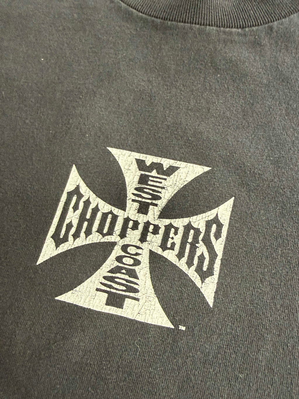 2000S WEST COAST CHOPPERS WINGS LOGO T-SHIRT (M)