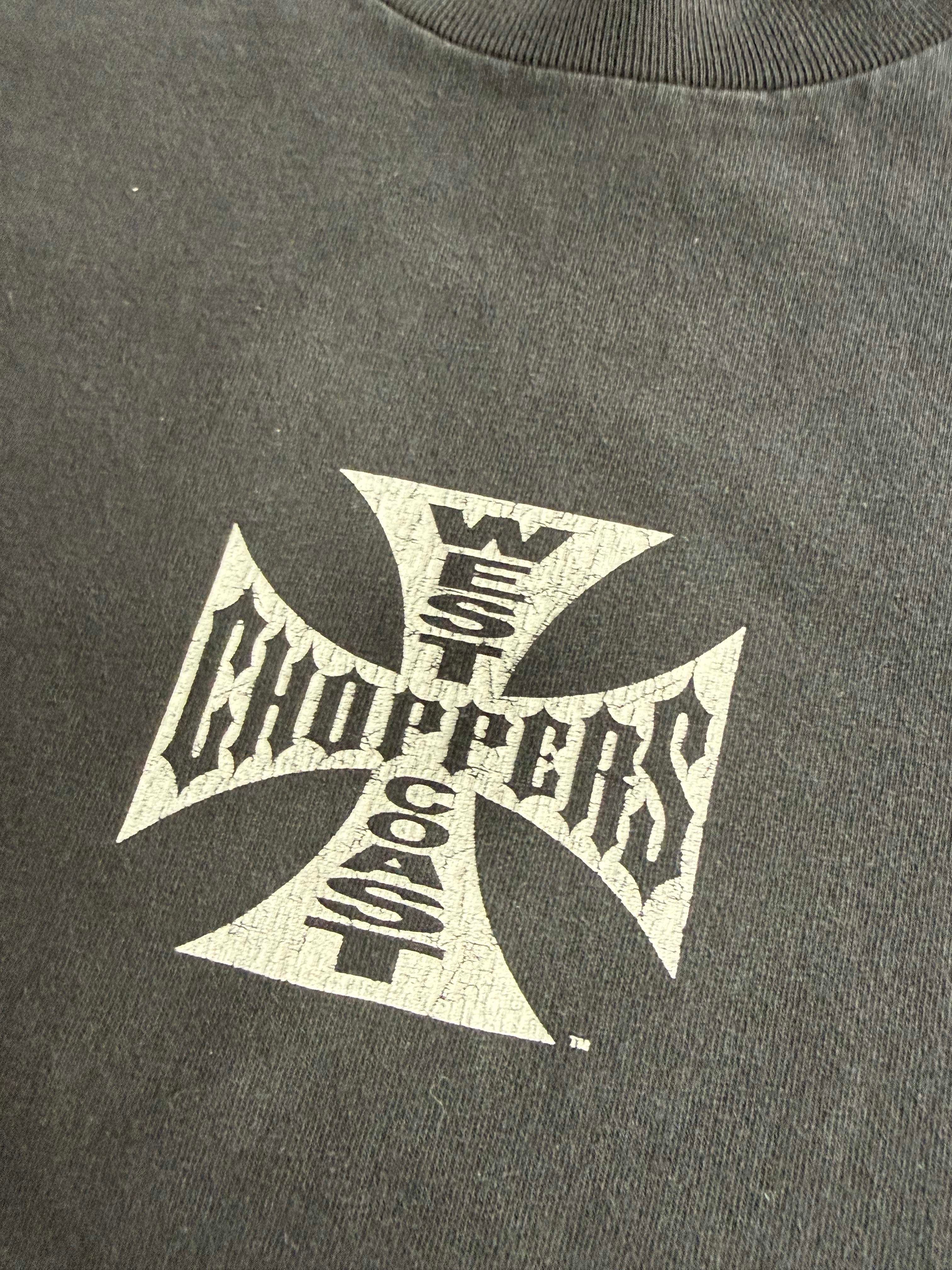 2000S WEST COAST CHOPPERS WINGS LOGO T-SHIRT (M)