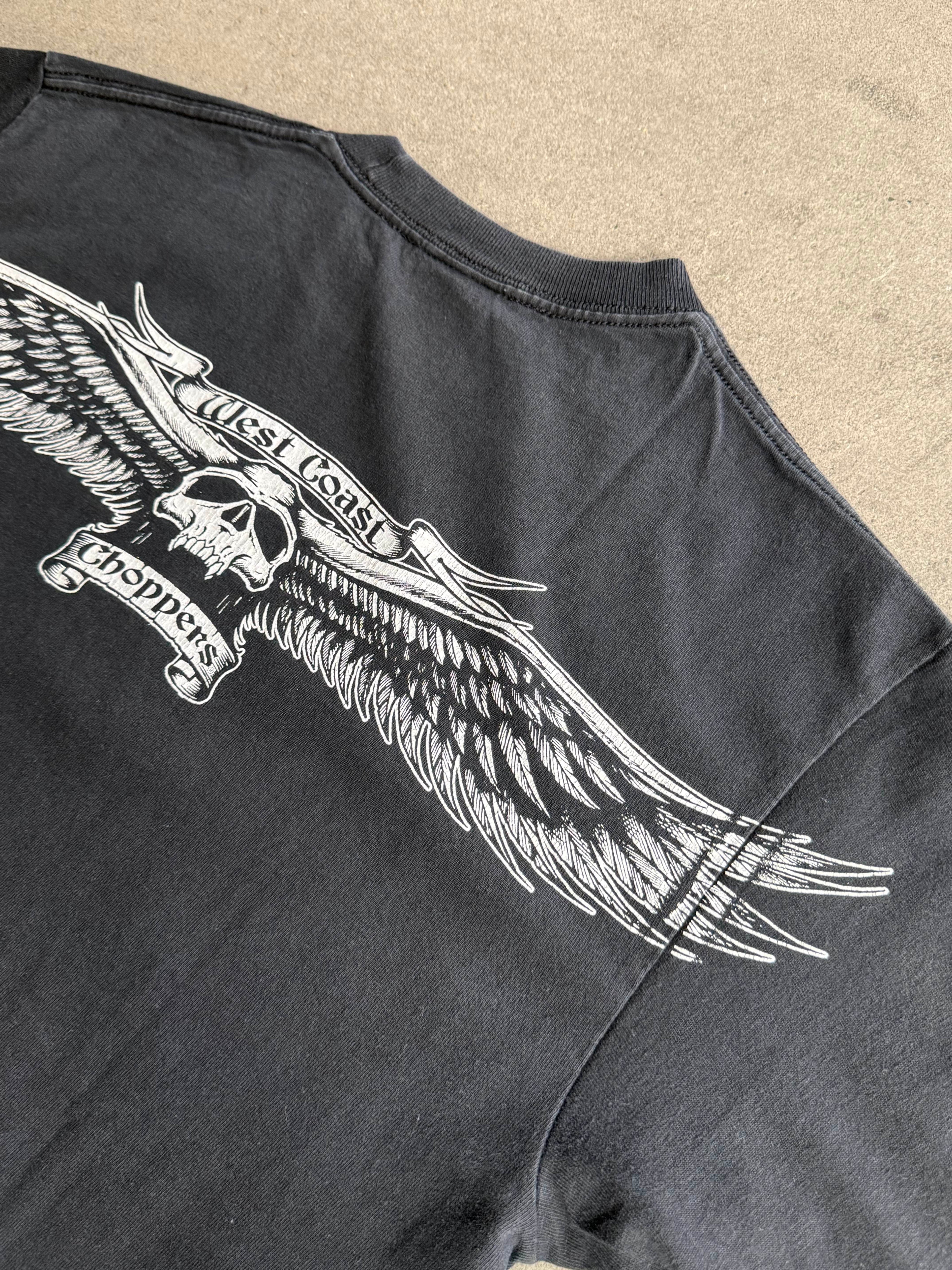 2000S WEST COAST CHOPPERS WINGS LOGO T-SHIRT (M)