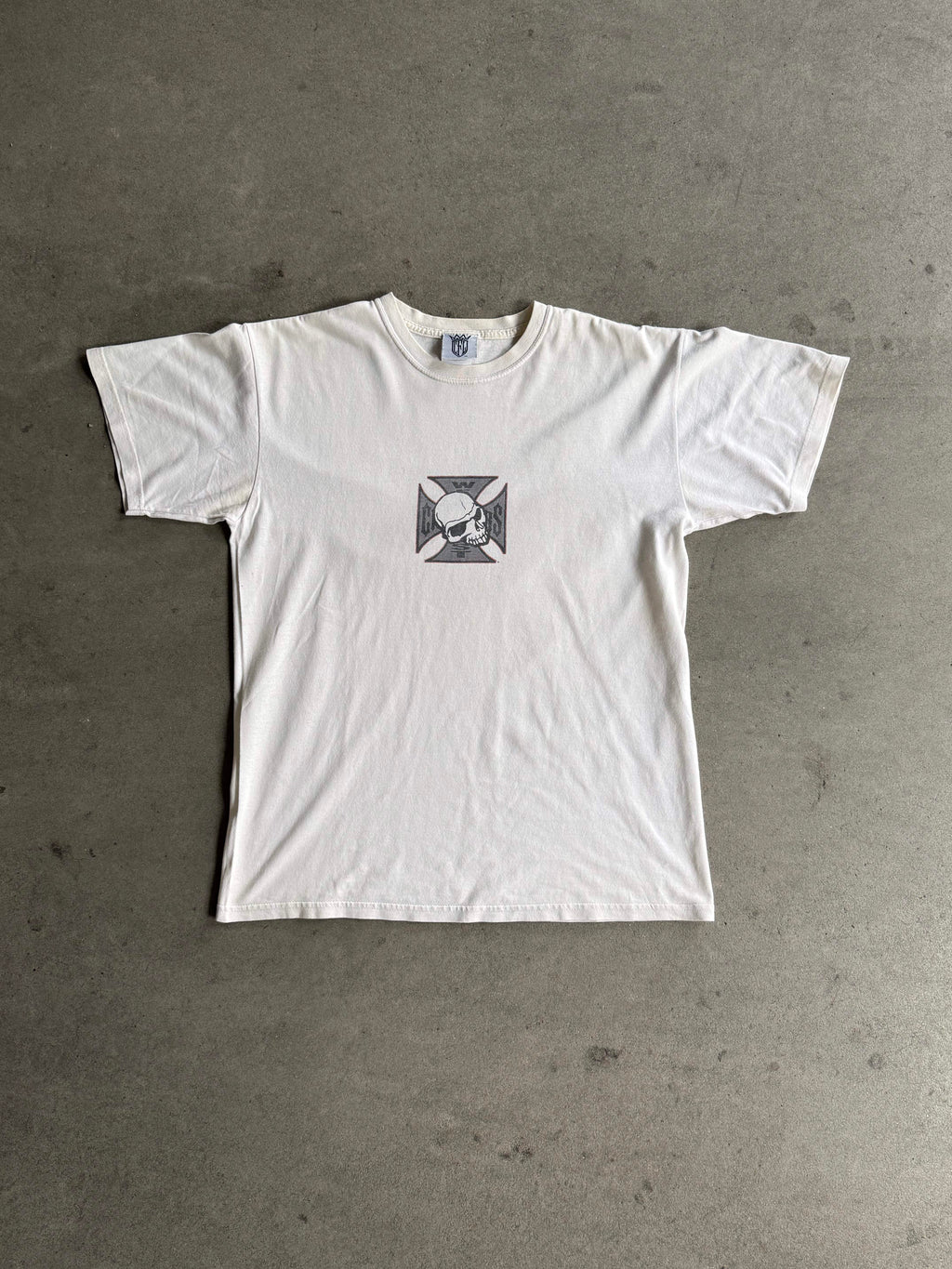 2000S WEST COAST CHOPPERS SKULL LOGO T-SHIRT (M)