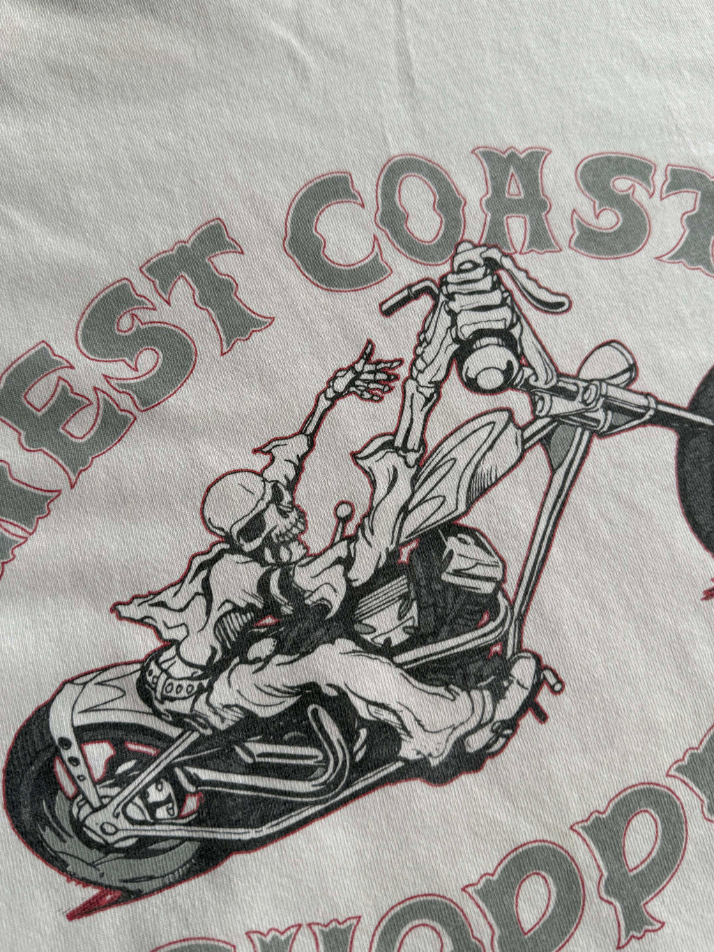 2000S WEST COAST CHOPPERS SKULL LOGO T-SHIRT (M)