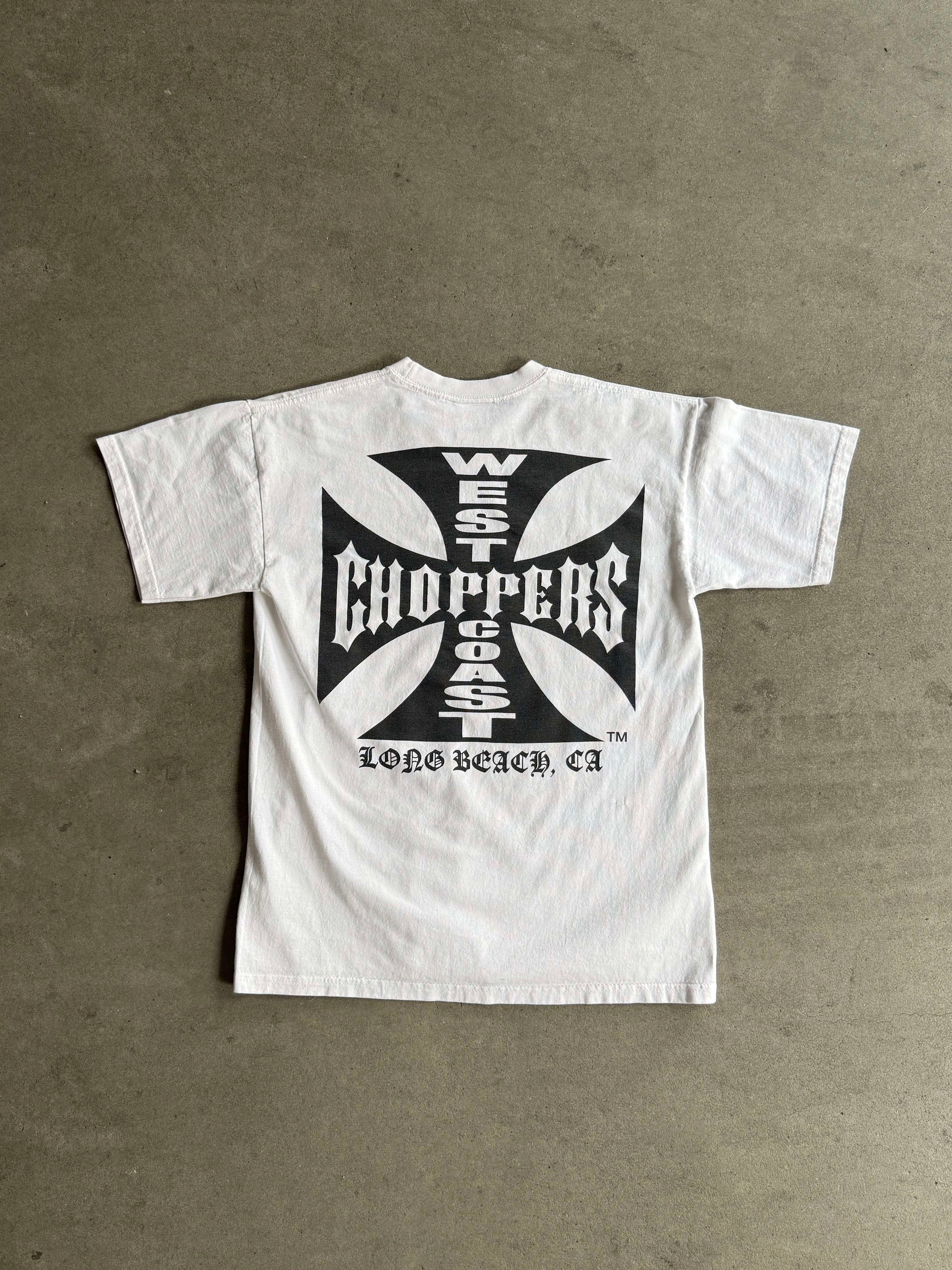 2000S WEST COAST CHOPPERS CLASSIC OG CROSS VINTAGE T-SHIRT (S)