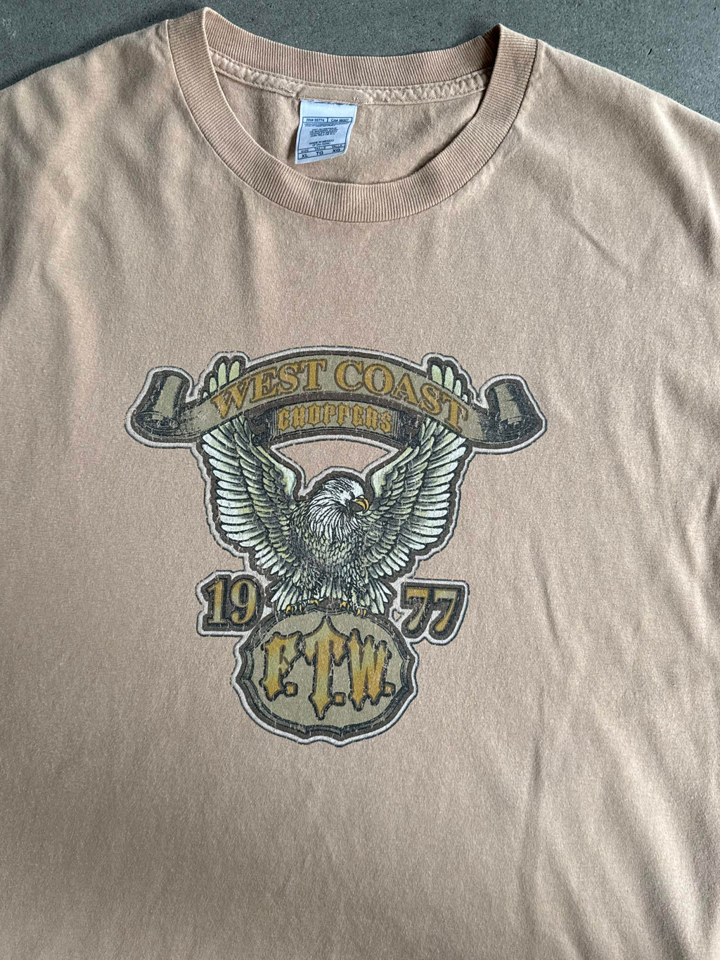 1997 WEST COAST CHOPPERS EAGLE VINTAGE GRAPHIC TEE (XL)