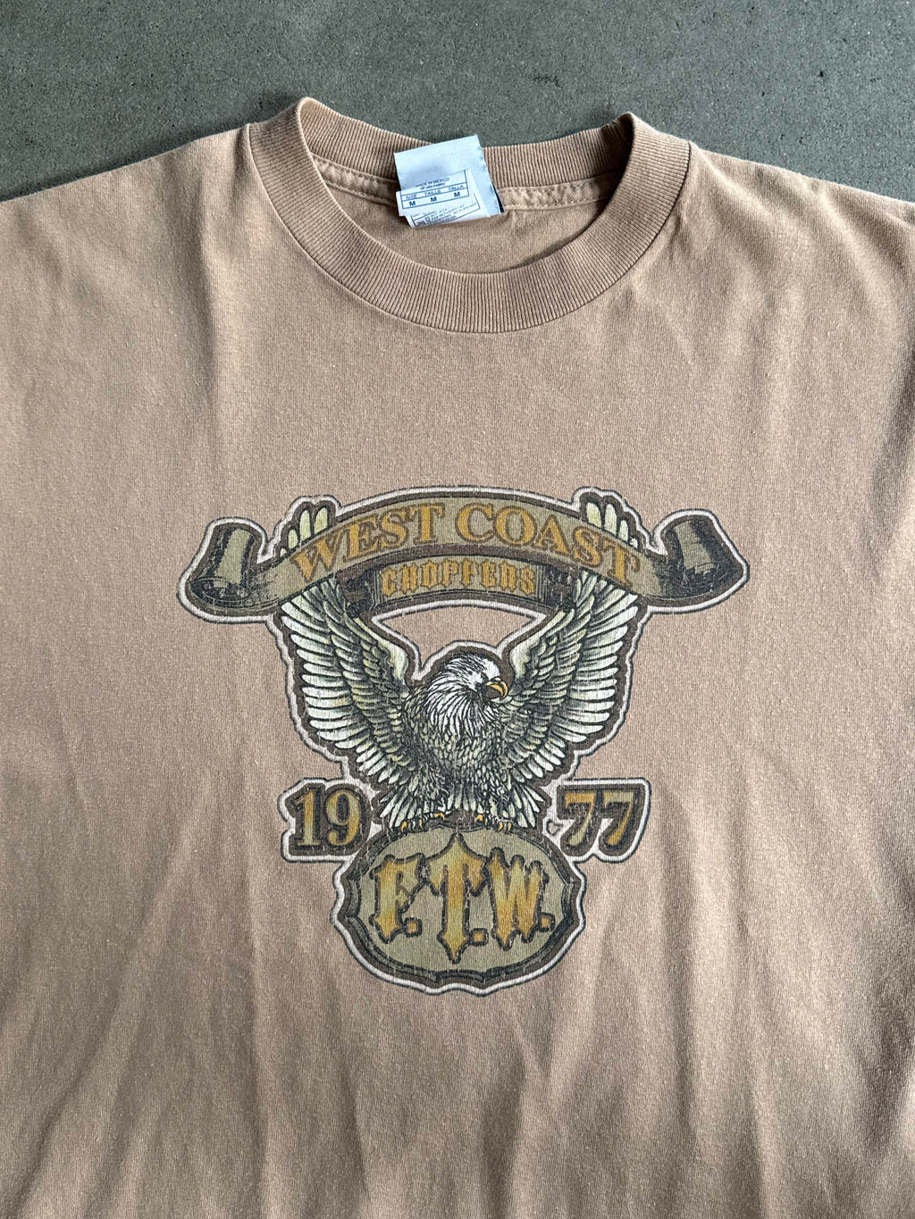 1997 WEST COAST CHOPPERS EAGLE VINTAGE GRAPHIC TEE (M)