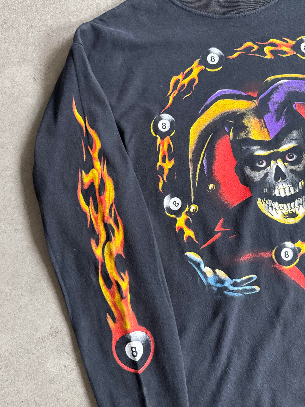 2002 CMJ JESTER 8-BALL FLAMES LONGSLEEVE (L)