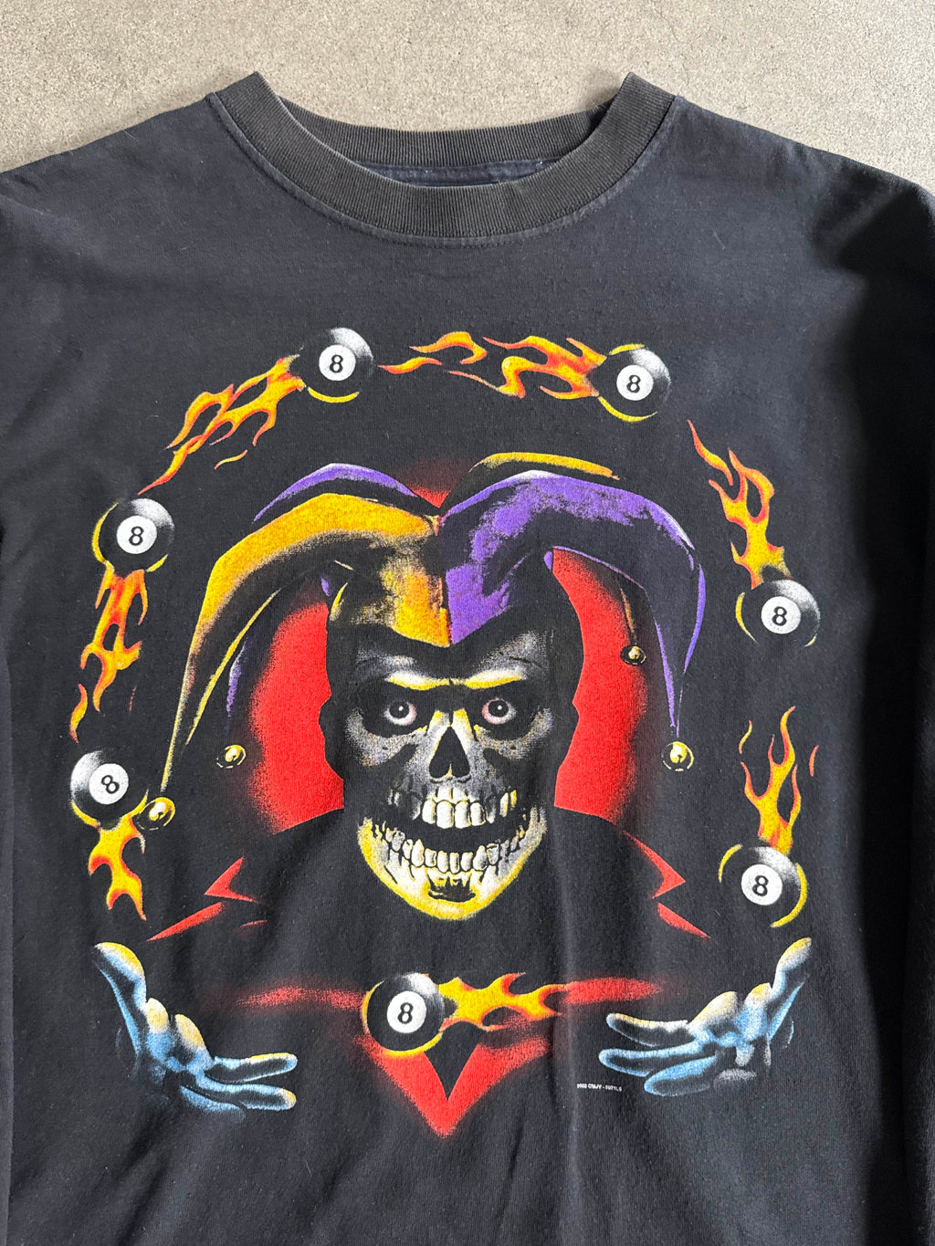 2002 CMJ JESTER 8-BALL FLAMES LONGSLEEVE (L)