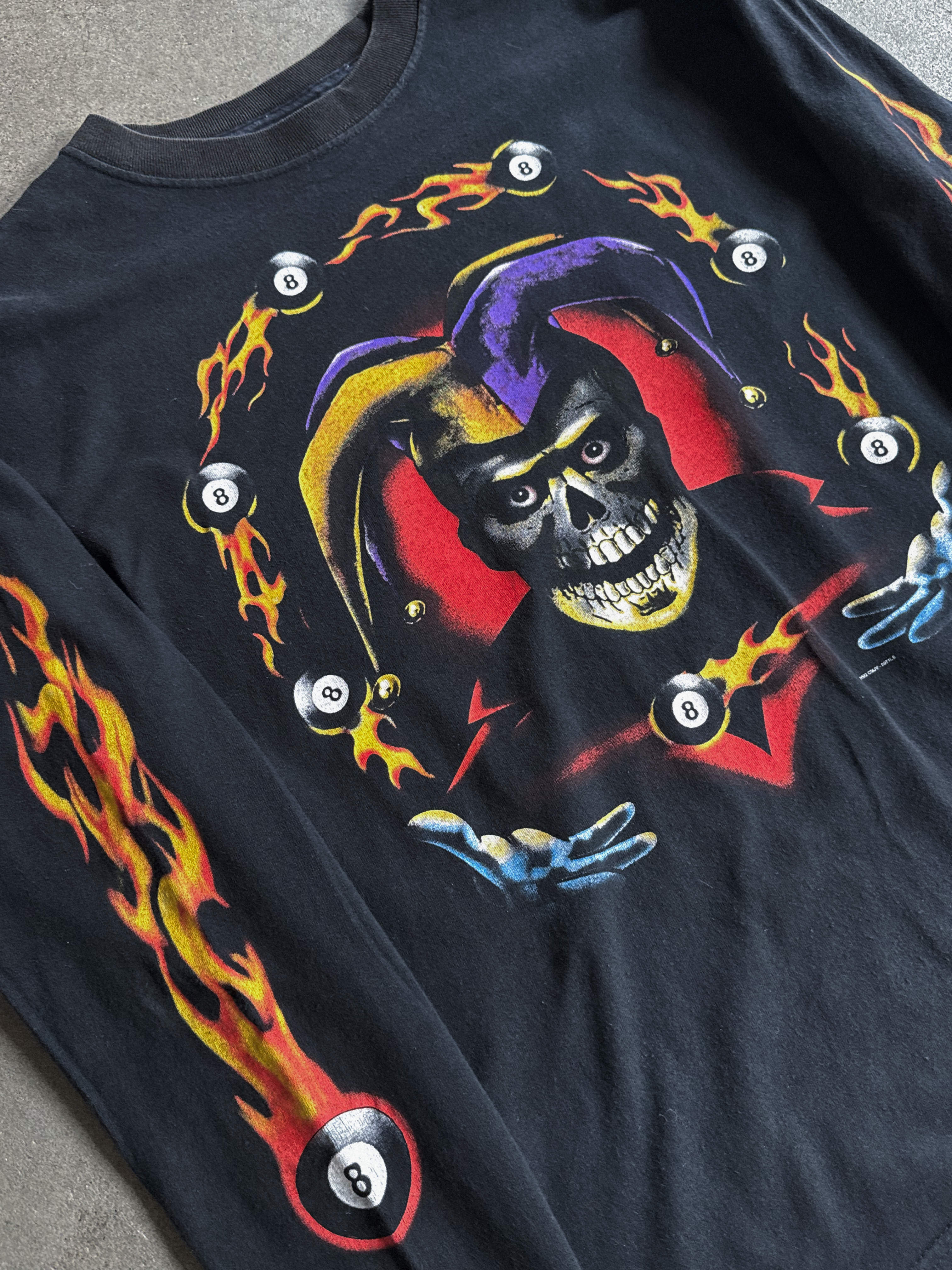 2002 CMJ JESTER 8-BALL FLAMES LONGSLEEVE (L)