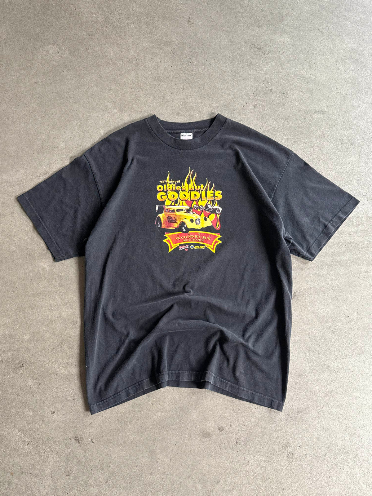 2001 WOODBURN DRAGSTRIP "OLDIES BUT GOODIES" GRAPHIC TEE (XXL)