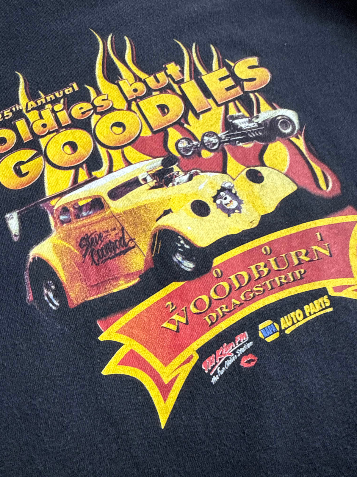 2001 WOODBURN DRAGSTRIP "OLDIES BUT GOODIES" GRAPHIC TEE (XXL)
