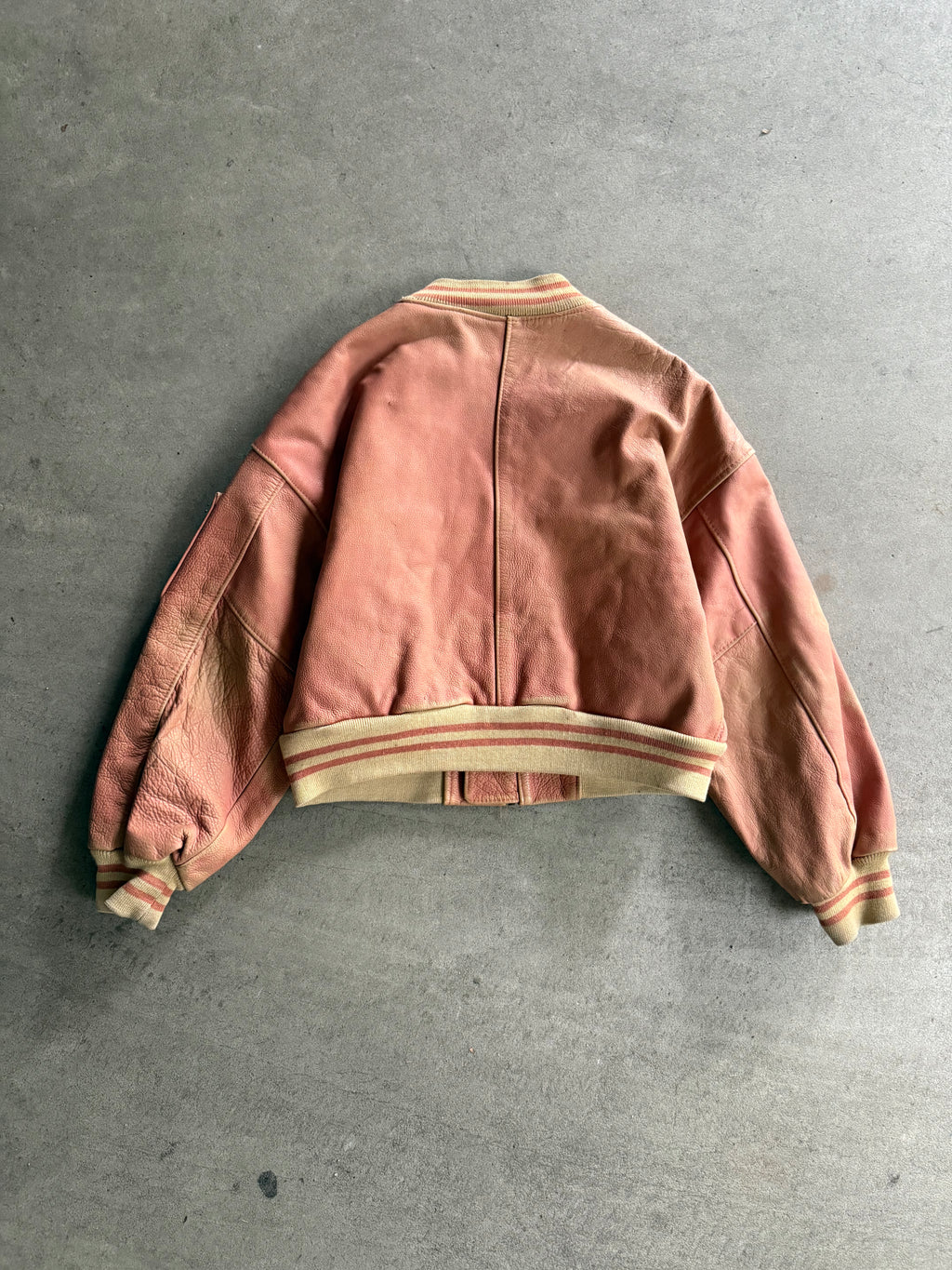 1990S REDSKINS BOMBER VINTAGE LEATHER JACKET (M)