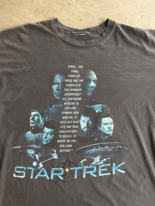 1990S SUN FADED STAR TREK "FINAL FRONTIER" PROMO TEE (XL)