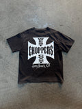 2000S VINTAGE WEST COAST CHOPPERS CLASSIC OG CROSS LOGO TEE (M)