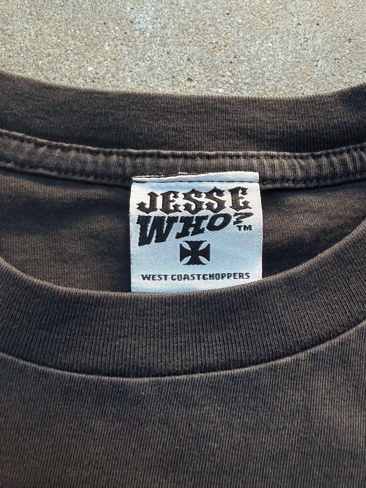 2000S VINTAGE WEST COAST CHOPPERS CLASSIC OG CROSS LOGO TEE (M)
