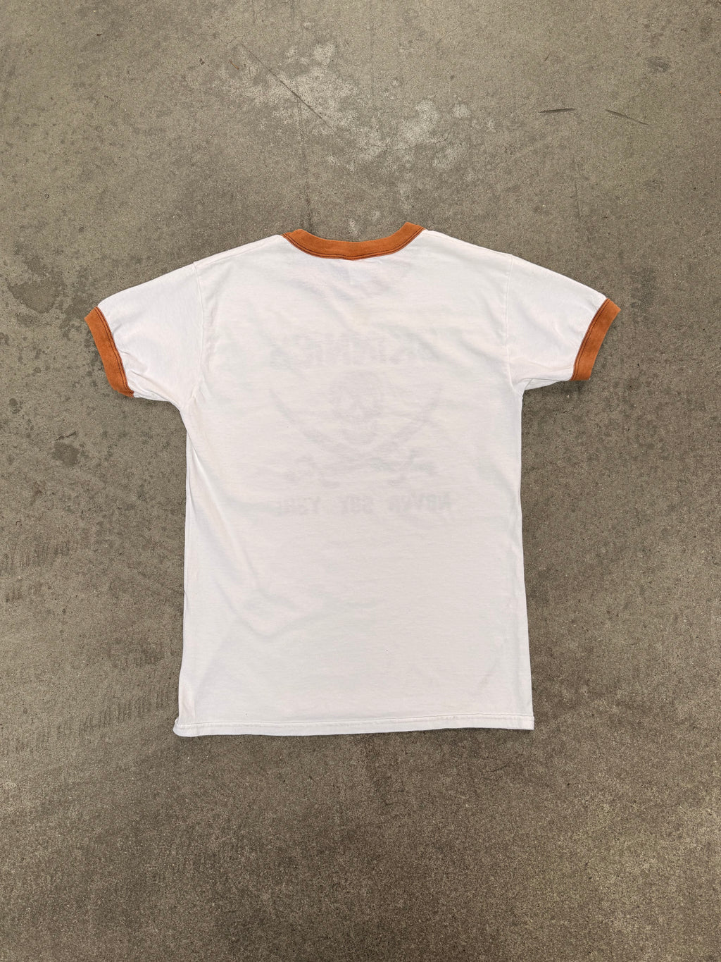 2000S SKINNIES "NEVER SAY YAR!" GRAPHIC RINGER TEE (S)