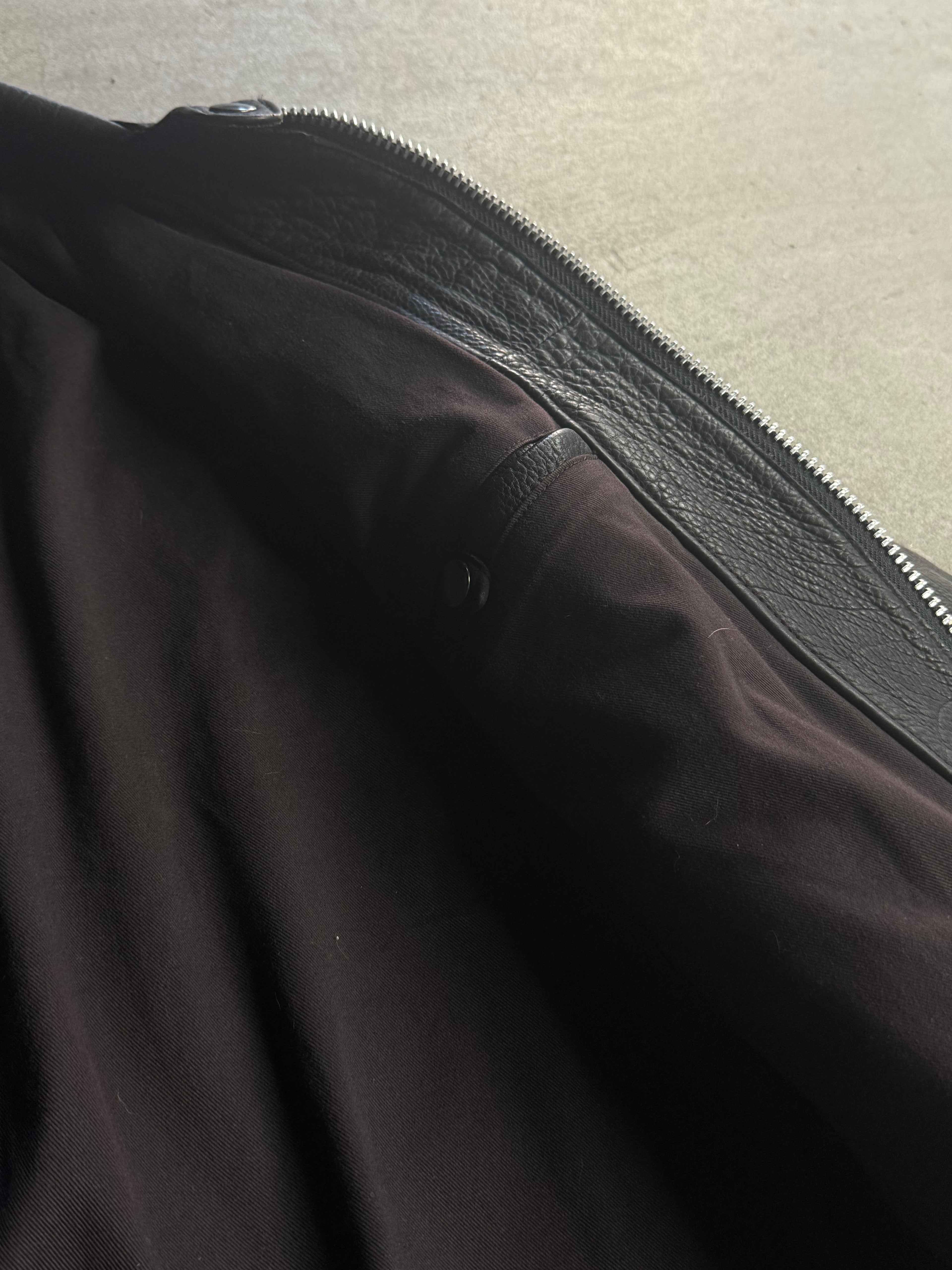 2000S WEST COAST CHOPPERS VINTAGE LEATHER JACKET (L)