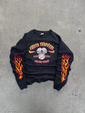 1990S VINTAGE FRISCO CHOPPERS FLAME LONG SLEEVE GRAPHIC TEE (XL)