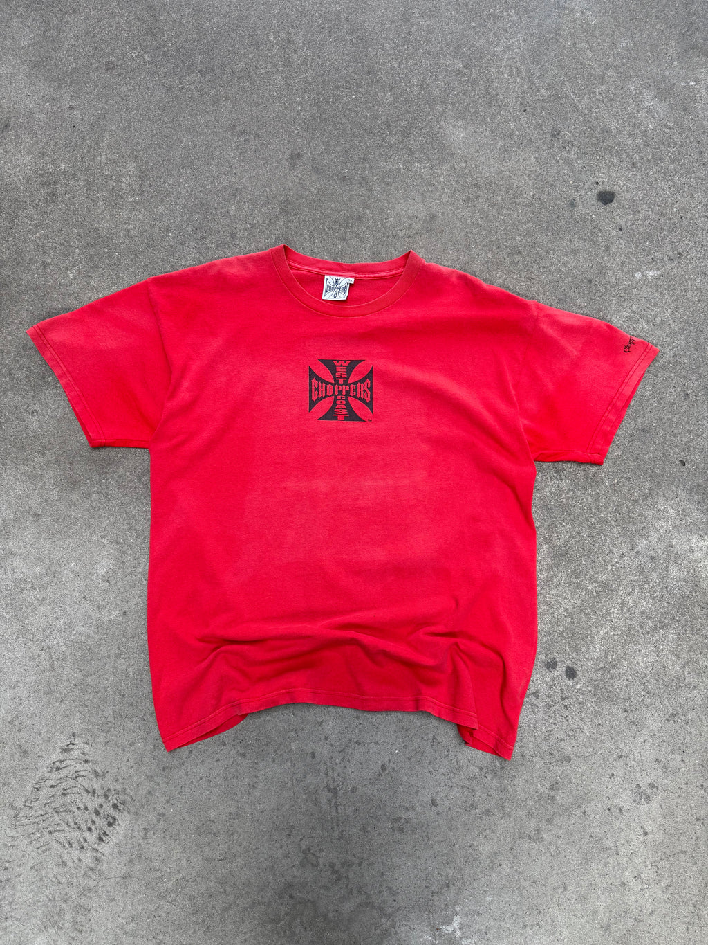 2000S WEST COAST CHOPPERS NO SERVICE VINTAGE GRAPHIC TEE (XL)