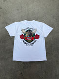 1990S VINTAGE MANGY MOOSE SALOON POCKET GRAPHIC TEE (M)