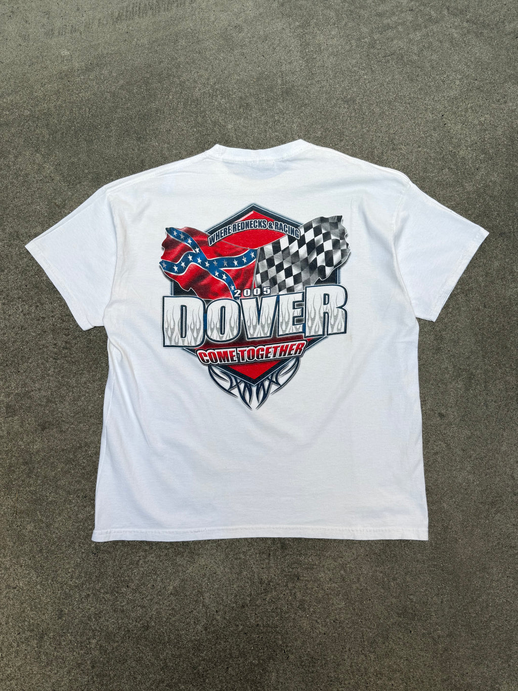 2005 VINTAGE DOVER DELAWARE RACING GRAPHIC TEE (XL)