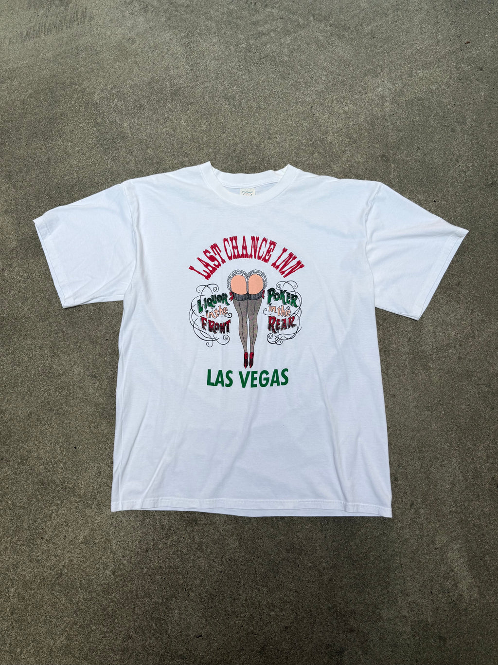 1990S VINTAGE LAST CHANCE INN LAS VEGAS GRAPHIC TEE (XL)