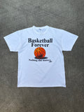 1990S VINTAGE BASKETBALL FOREVER GRAPHIC TEE (L)