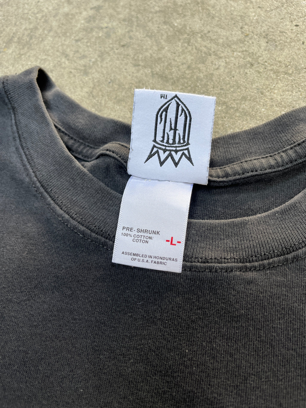 2000S VINTAGE WEST COAST CHOPPERS CLASSIC OG CROSS LOGO TEE (L)