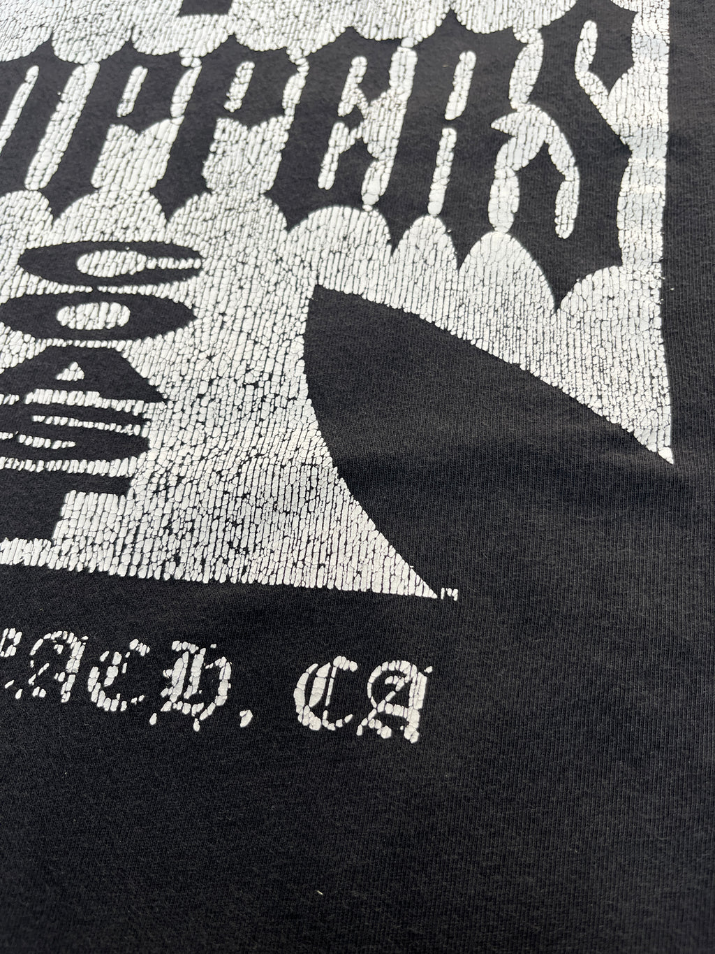 2000S VINTAGE WEST COAST CHOPPERS CLASSIC OG CROSS LOGO TEE (L)