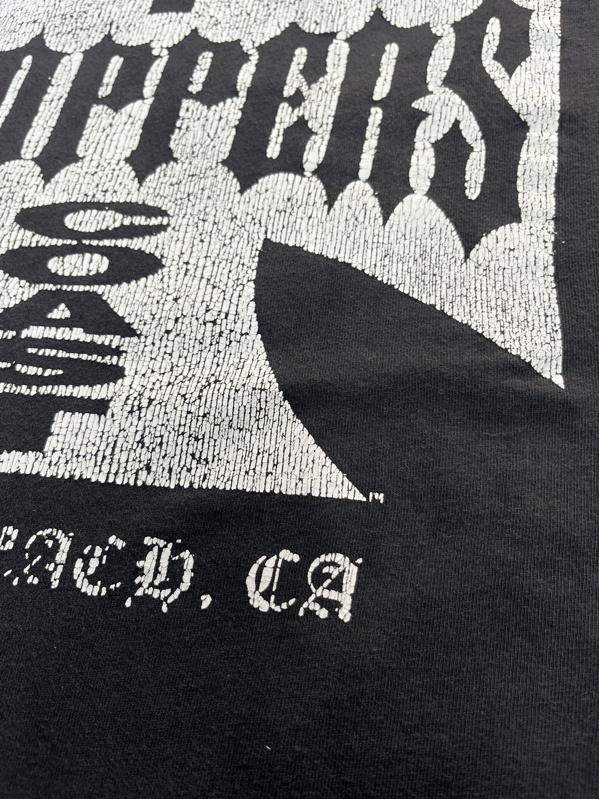 2000S VINTAGE WEST COAST CHOPPERS CLASSIC OG CROSS LOGO TEE (L)