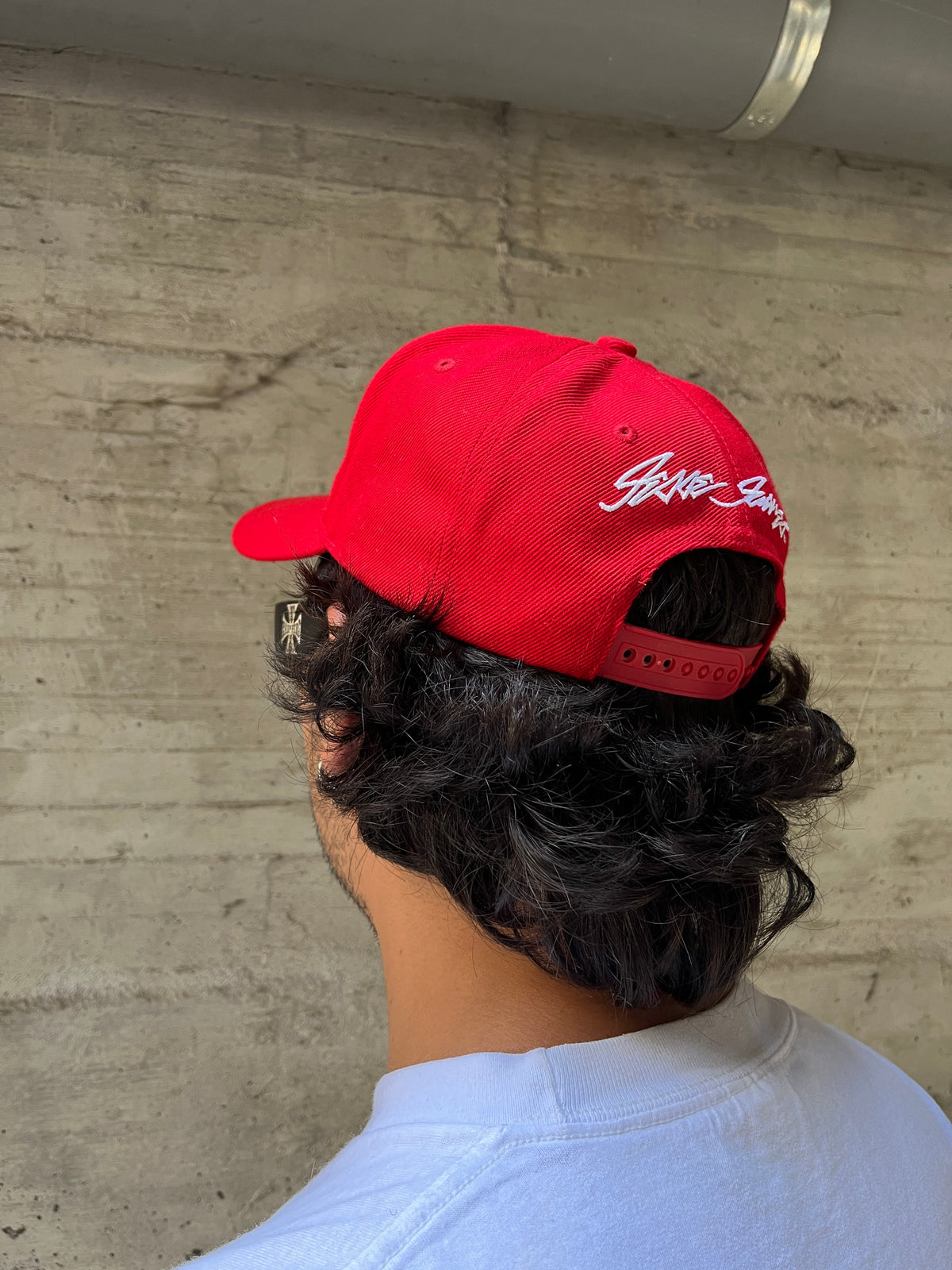 2000S VINTAGE WEST COAST CHOPPERS EMBROIDERED CROSS LOGO CAP
