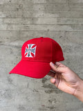 2000S VINTAGE WEST COAST CHOPPERS EMBROIDERED CROSS LOGO CAP