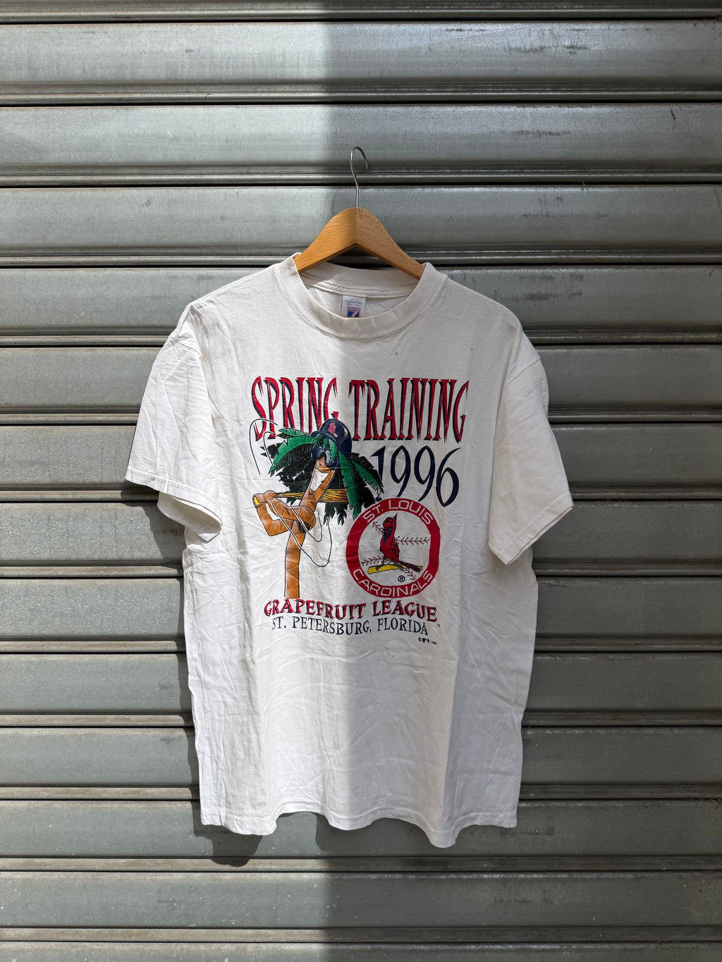 1996 SPRING TRAINING, ST. LOUIS CARDINALS T-SHIRT (L)