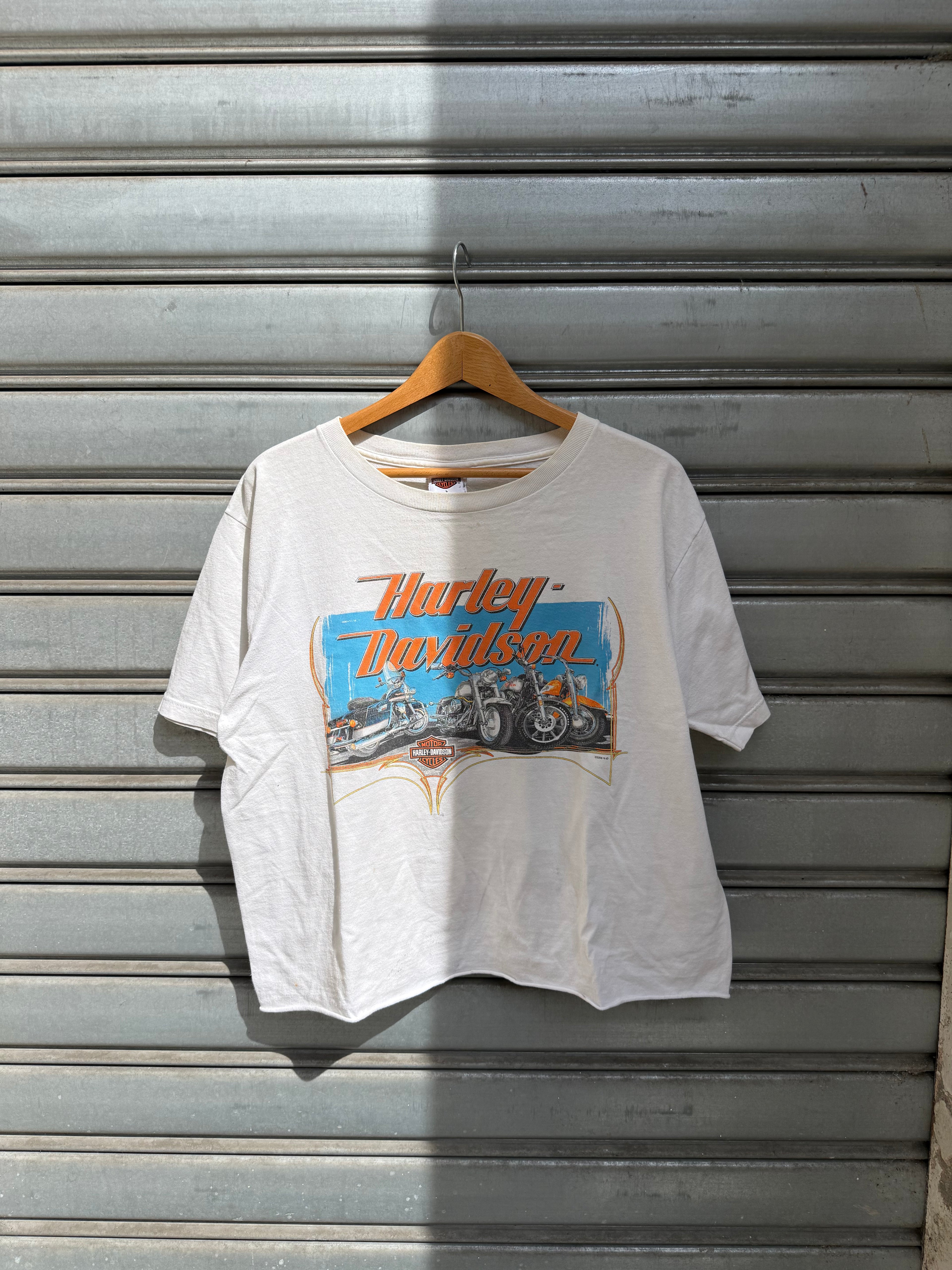 2000S HARLEY DAVIDISON - UNITED EMIRATES CROPPED BOXY T-SHIRT