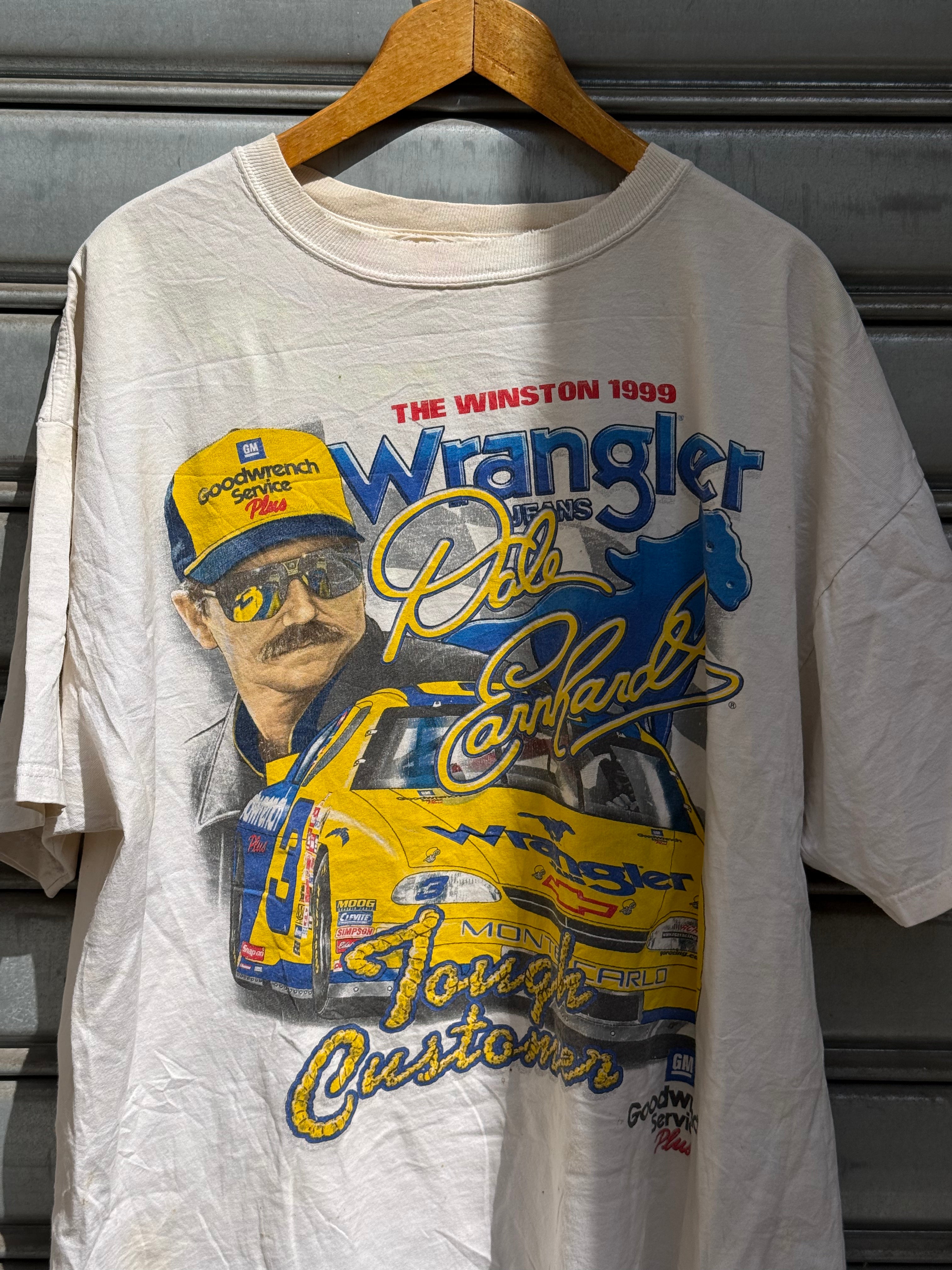1999 WRANGLER TEAM NASCAR RACE T-SHIRT (XL)
