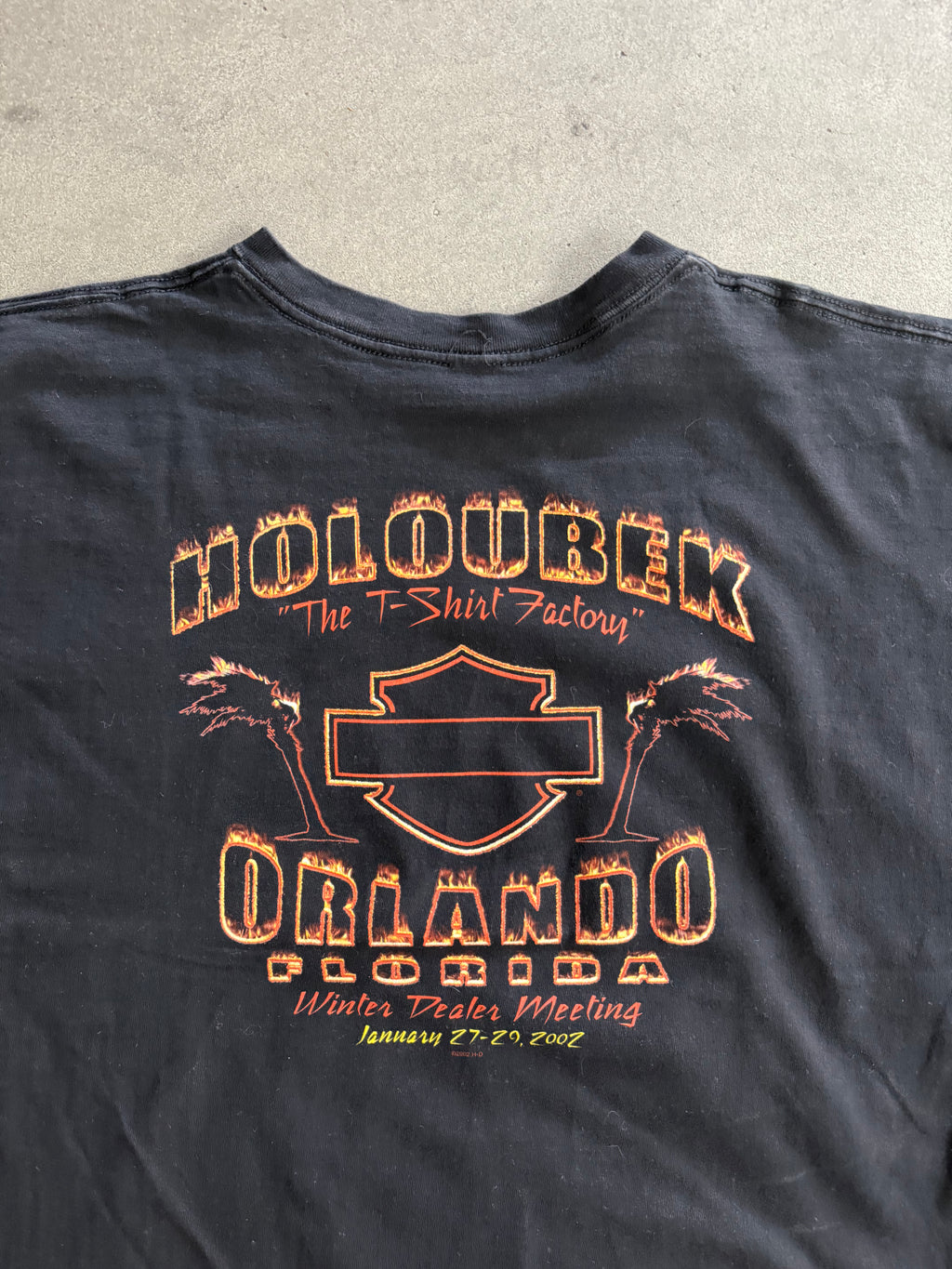2002 HARLEY DAVIDSON "WINTER DEALER MEETING", FLORIDA T-SHIRT (XL)