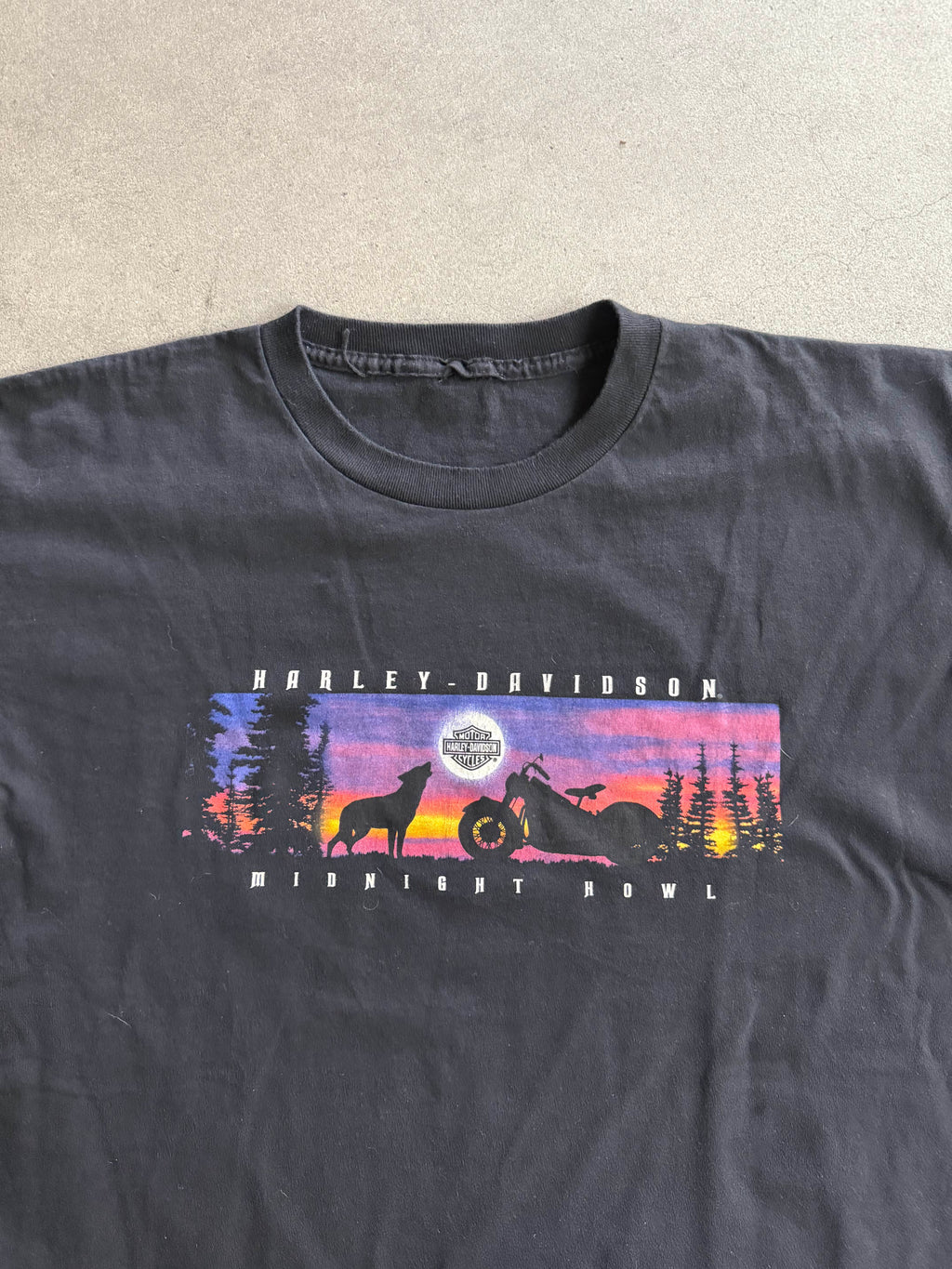2000S HARLEY DAVIDSON "MIDNIGHT HOWL", ALABAMA T-SHIRT (XL)