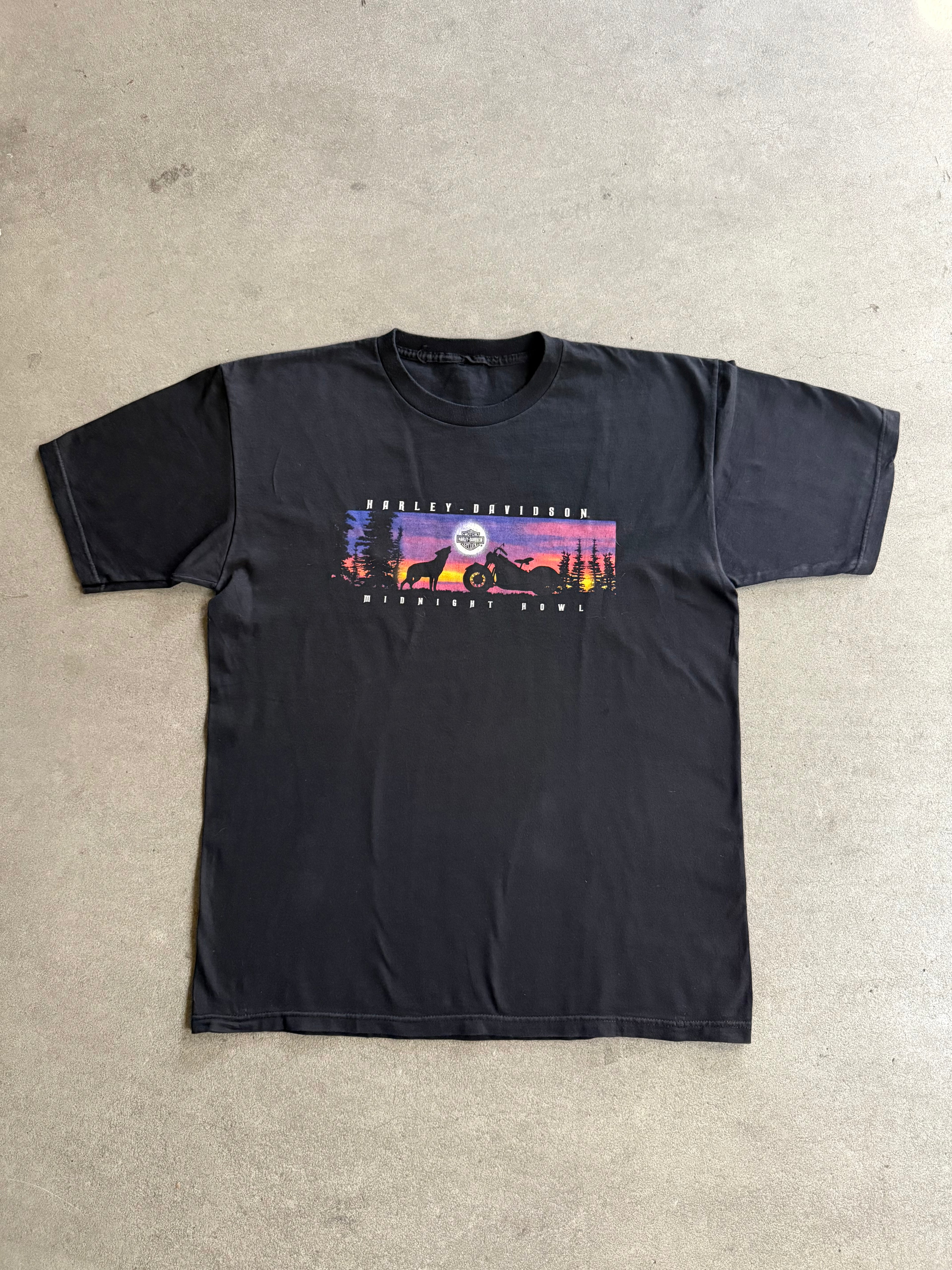 2000S HARLEY DAVIDSON "MIDNIGHT HOWL", ALABAMA T-SHIRT (XL)