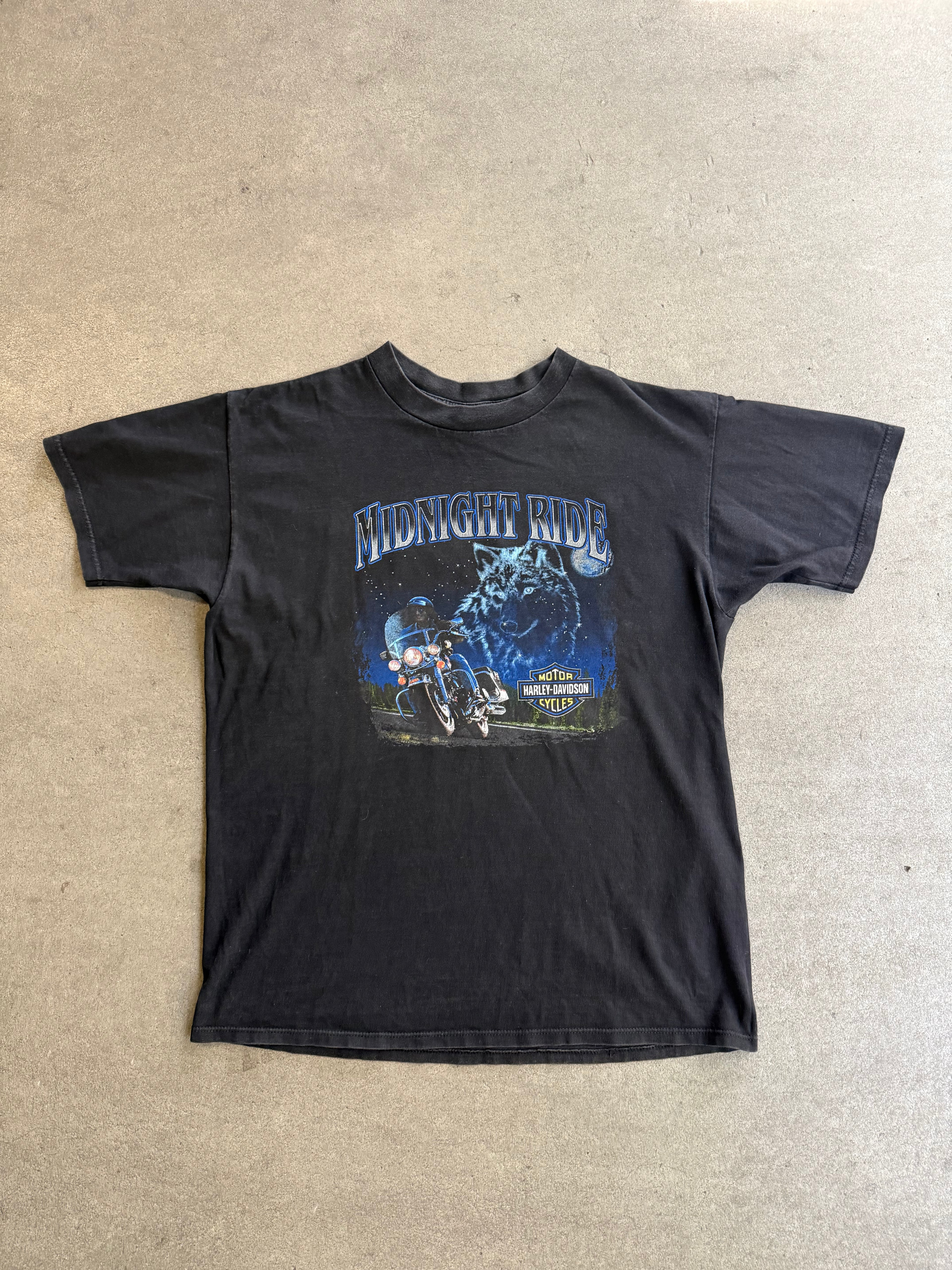 1998 HARLEY DAVIDSON "MIDNIGHT RIDE" FLORIDA VINTAGE T-SHIRT (XL)