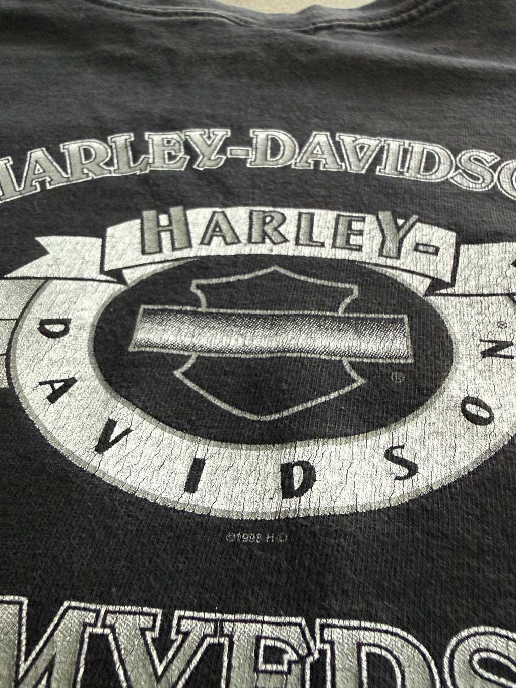 1998 HARLEY DAVIDSON "MIDNIGHT RIDE" FLORIDA VINTAGE T-SHIRT (XL)